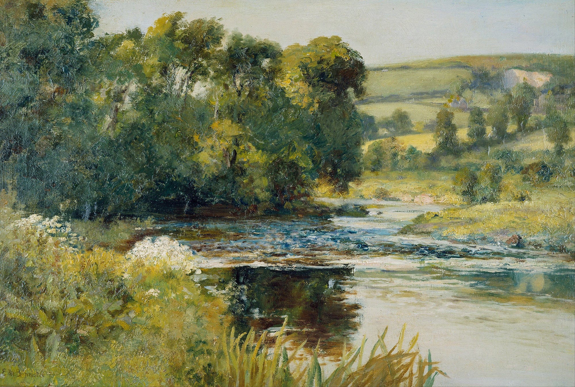 Streamside by Edward Mitchell Bannister - Image 2