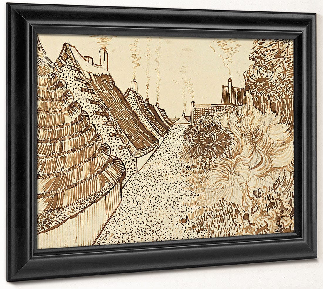Street At Saintes Maries By Vincent Van Gogh - Image 8