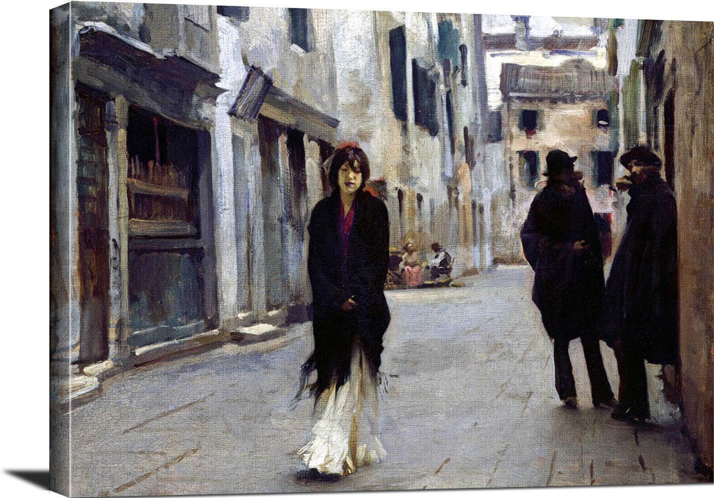 Street In Venice Painting John Singer Sargent Canvas Art - Image 3