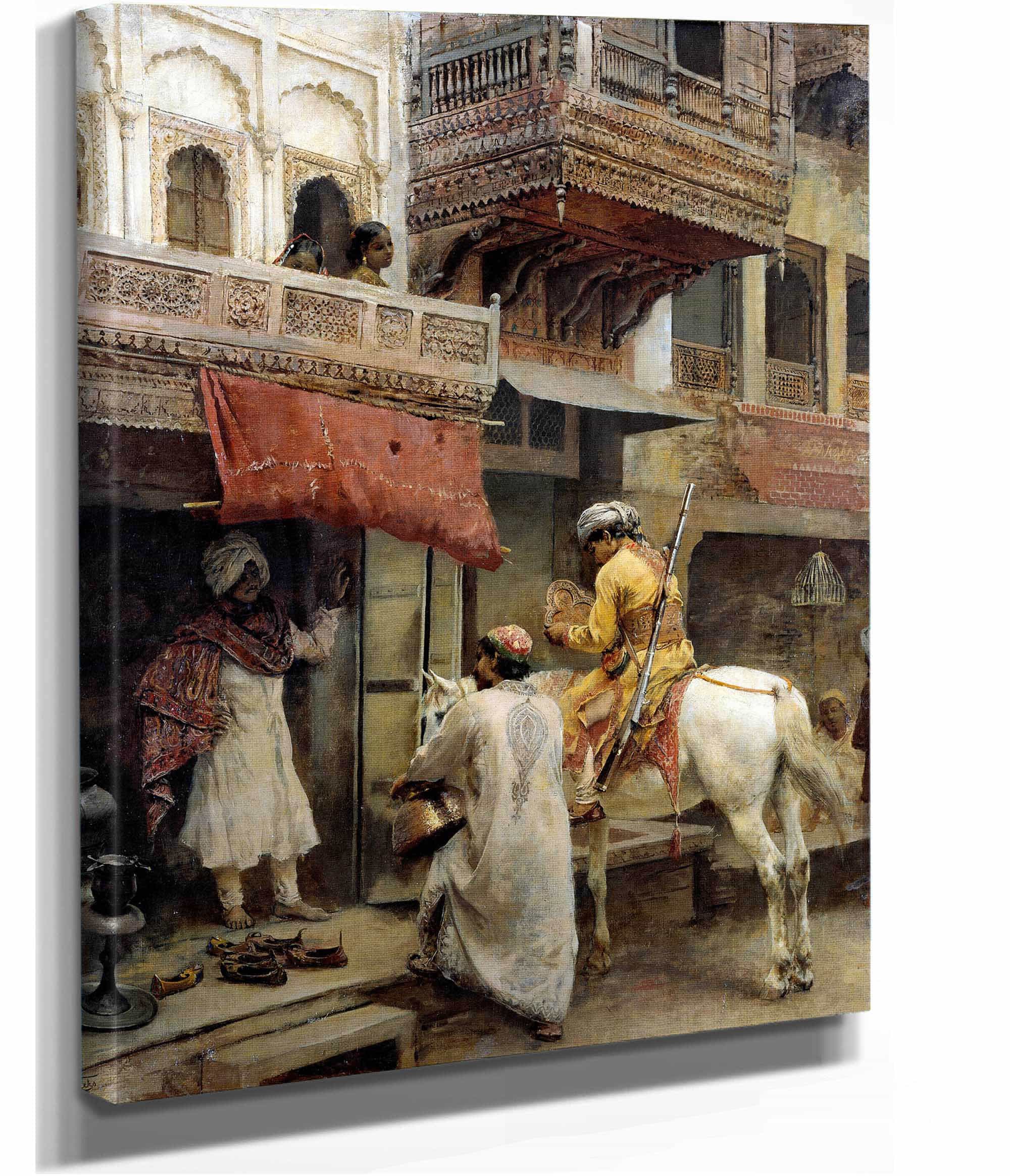 Street Scene In India by Edwin Lord Weeks - Image 2