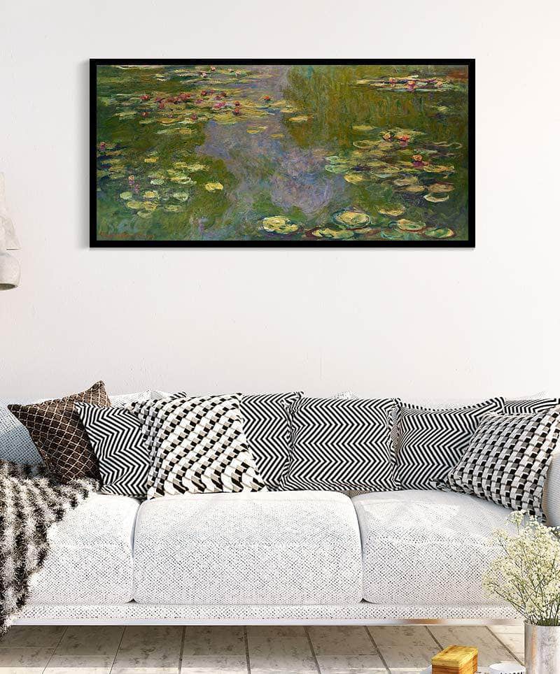 Stretched Canvas Water Lilies Painting Claude Monet Canvas Art - Image 4