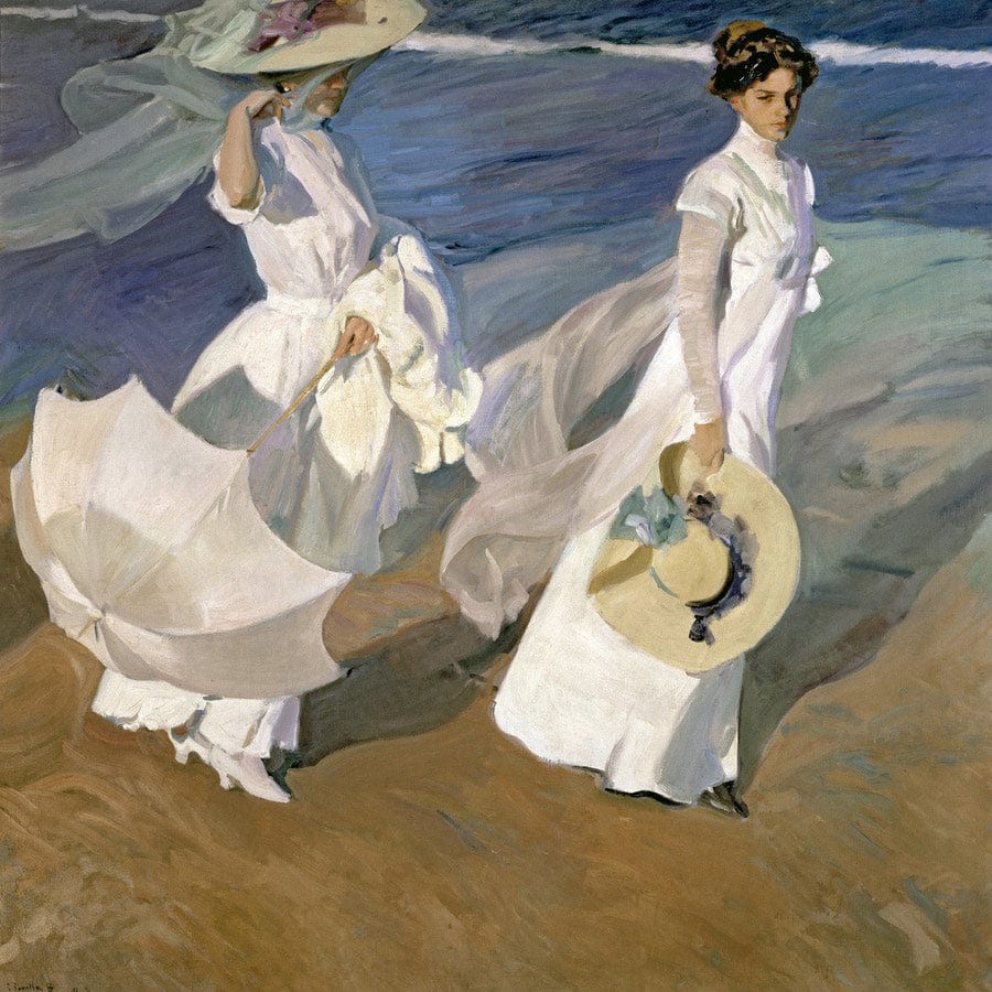 Strolling Along The Seashore By Joaquin Sorolla Y Bastida - Image 5