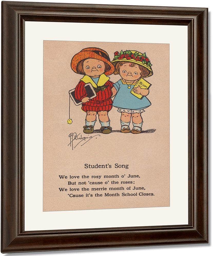 Students Song Illustrated By Grace G Drayton - Image 4