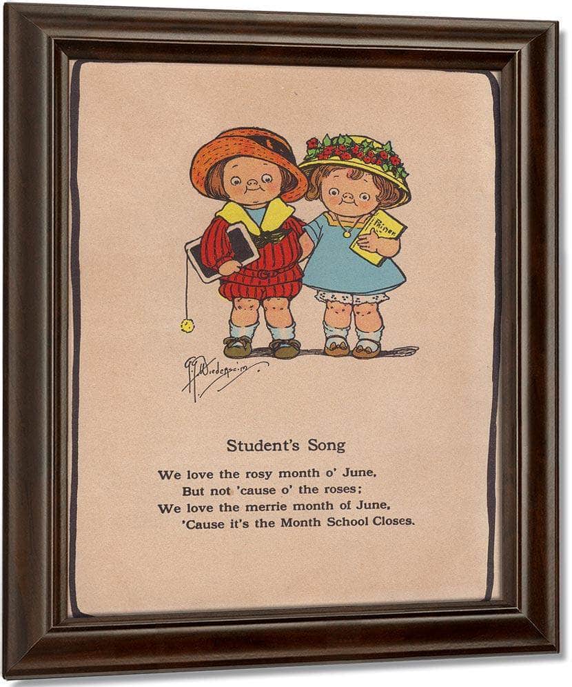 Students Song Illustrated By Grace G Drayton - Image 5