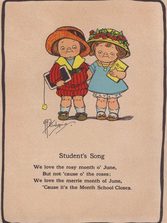 Students Song Illustrated By Grace G Drayton - Image 6