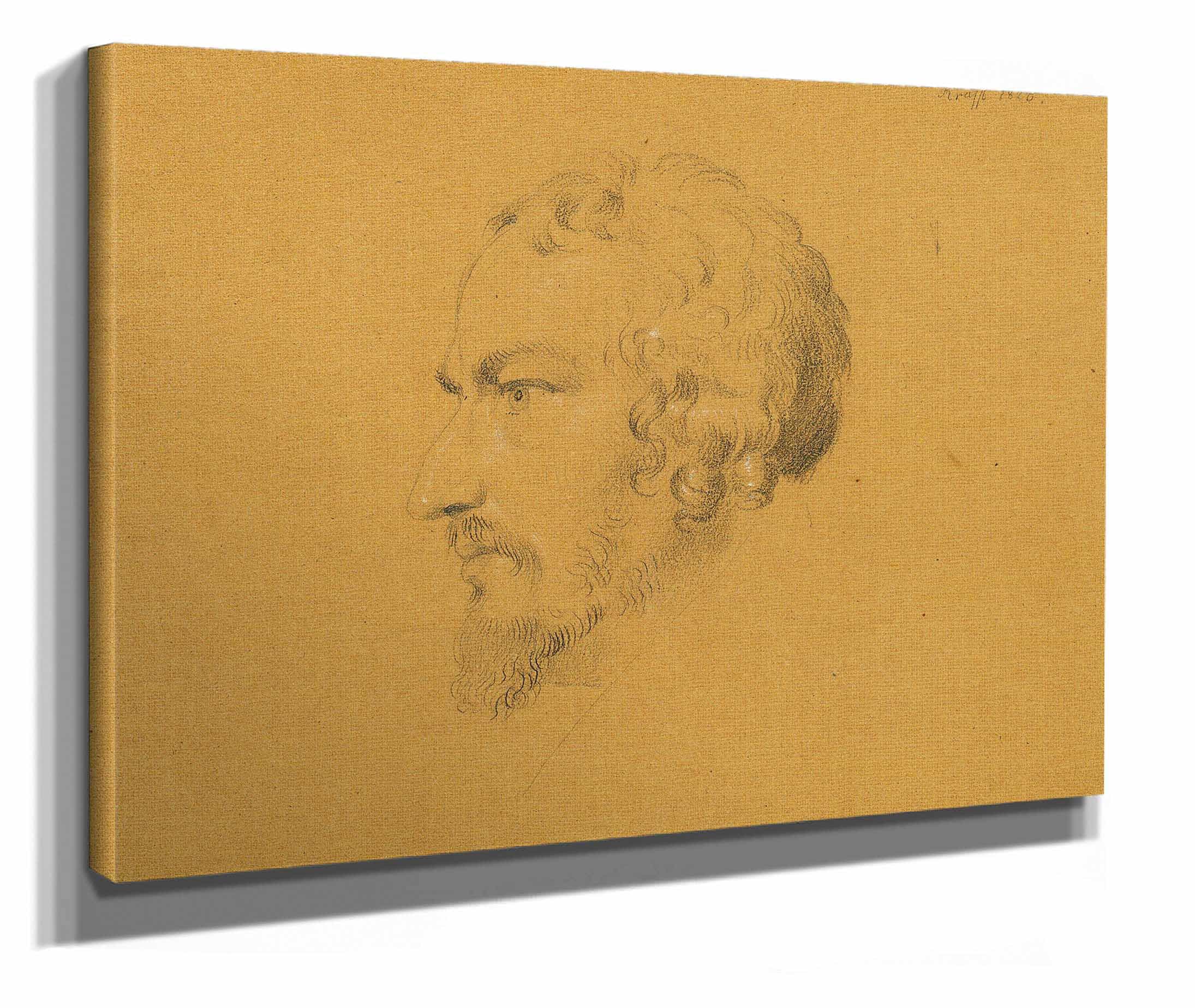 Studie Eines Bartigen Mannes by Johann Peter Krafft - Image 2