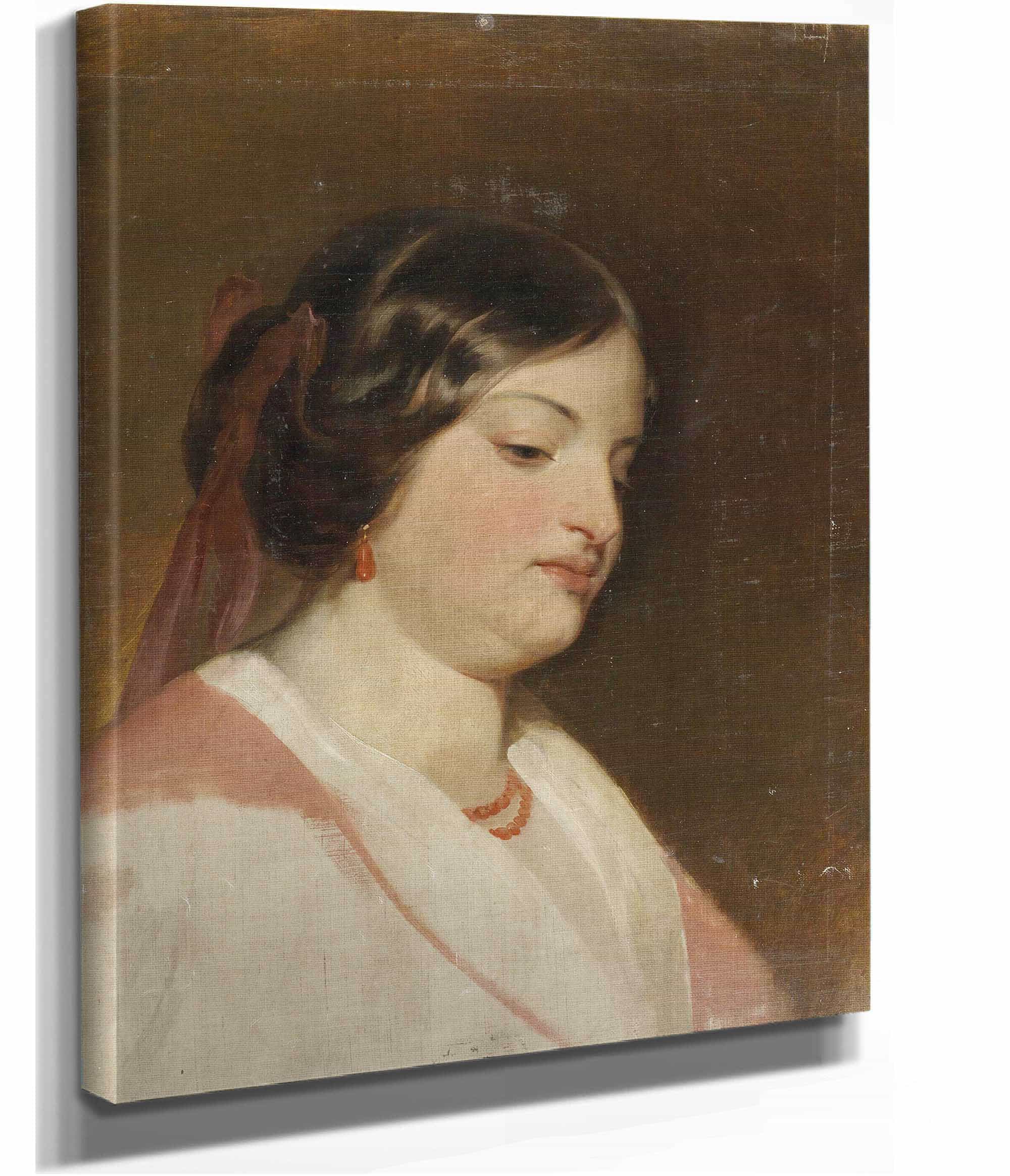 Studie Frl Von Heintl by Friedrich Von Amerling - Image 2