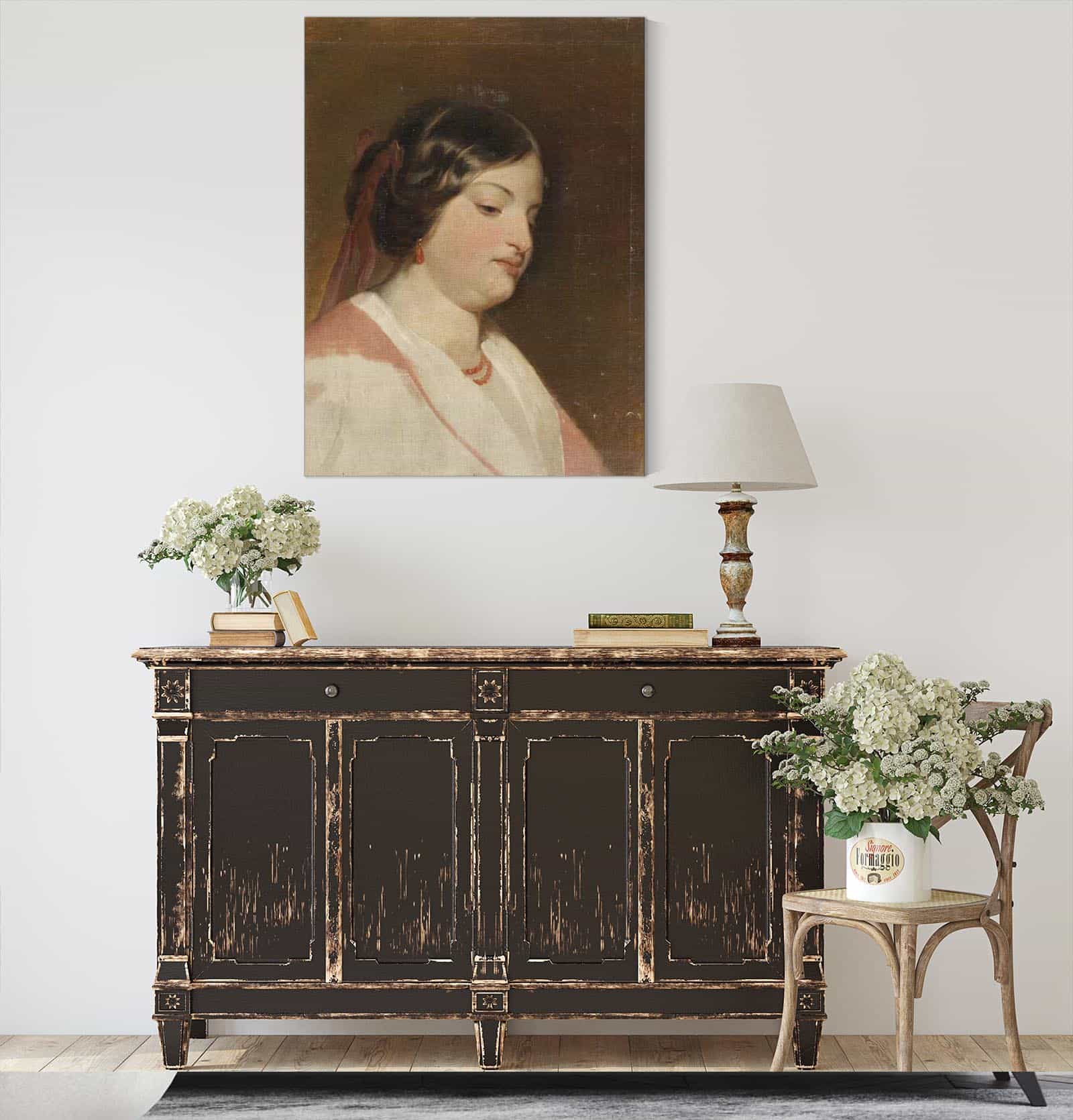 Studie Frl Von Heintl by Friedrich Von Amerling - Image 4