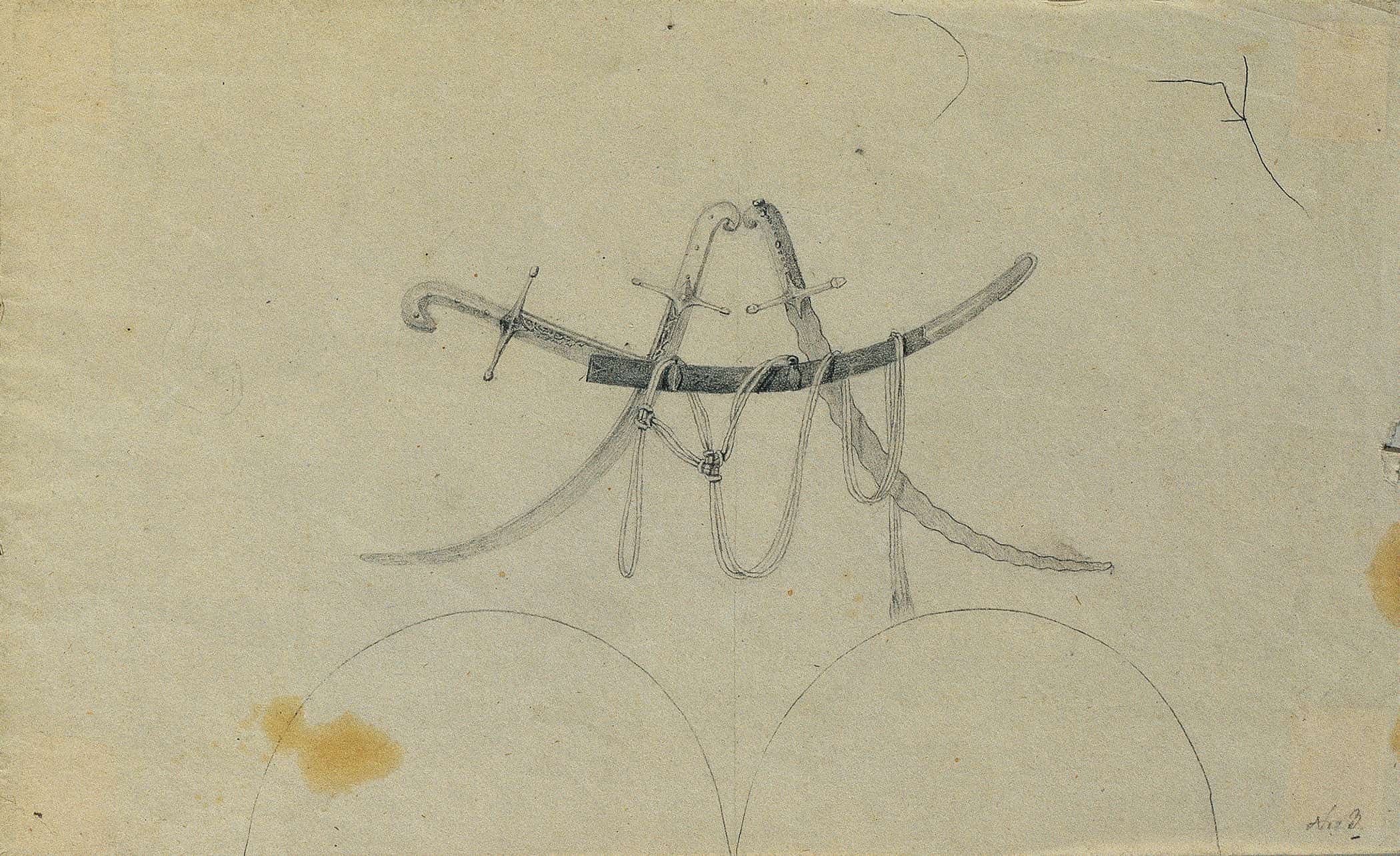 Studie Mit Sabeln by Johann Peter Krafft - Image 2