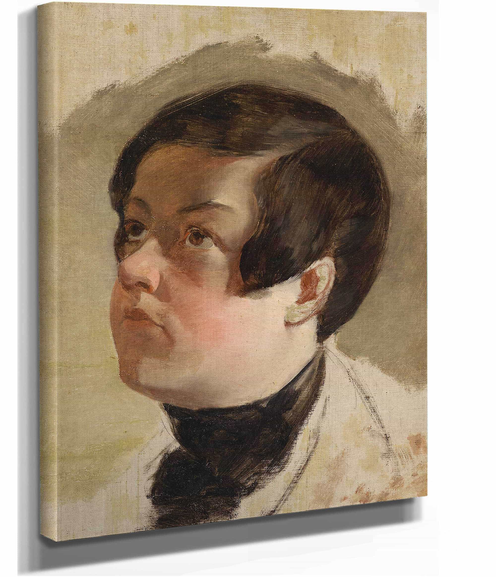 Studie Zu Einem Knabenkopf by Friedrich Von Amerling - Image 2