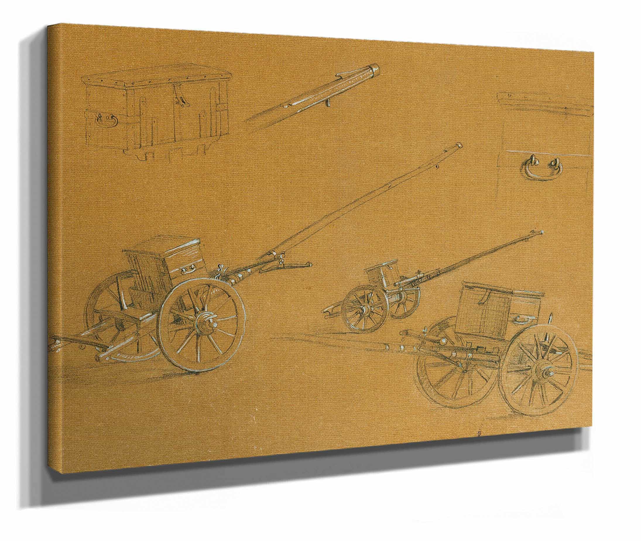 Studie Zu Kanonen Heeresutensilien by Johann Peter Krafft - Image 2