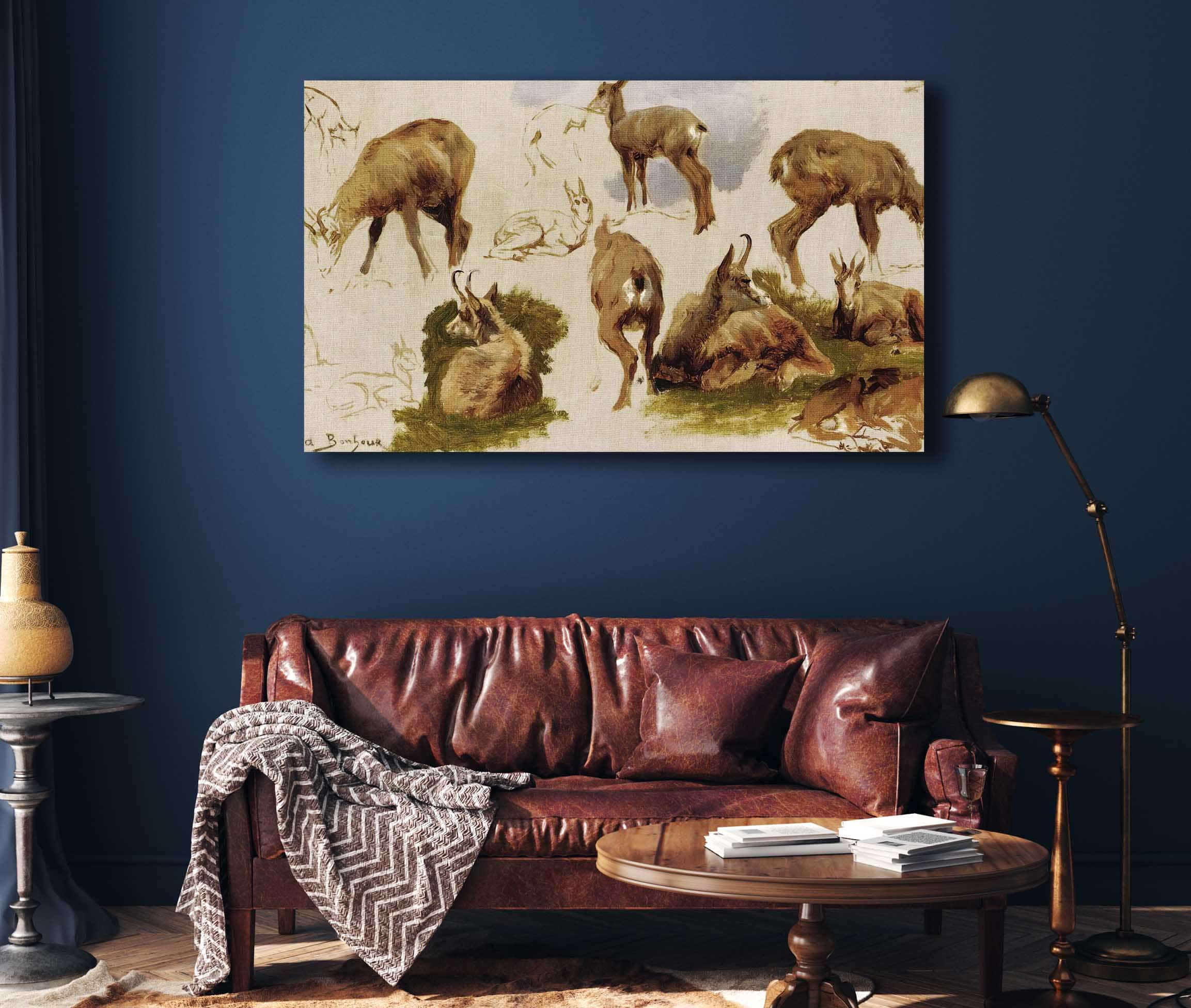 Studies Of An Isard by Rosa Bonheur - Image 4