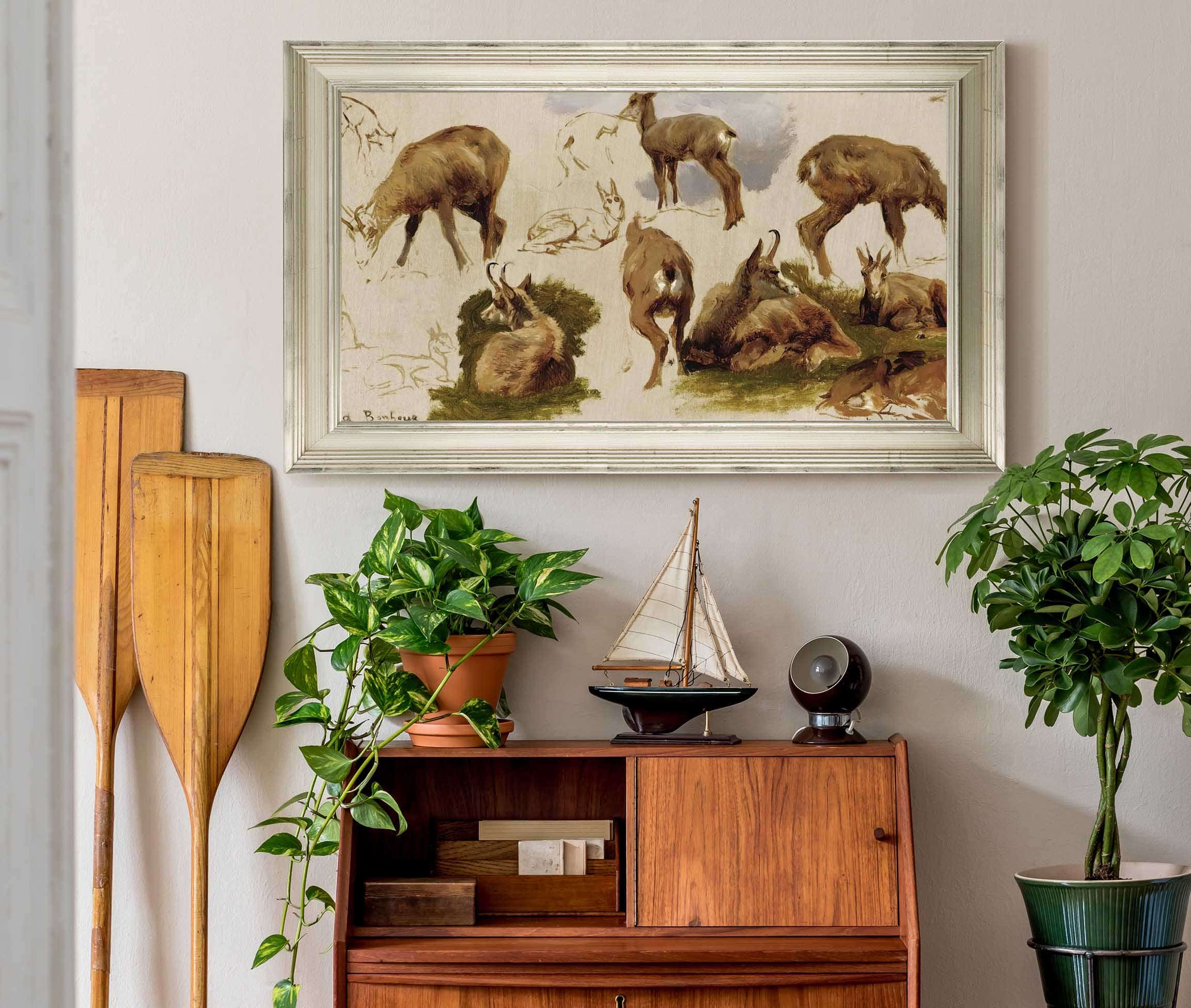 Studies Of An Isard by Rosa Bonheur - Image 6
