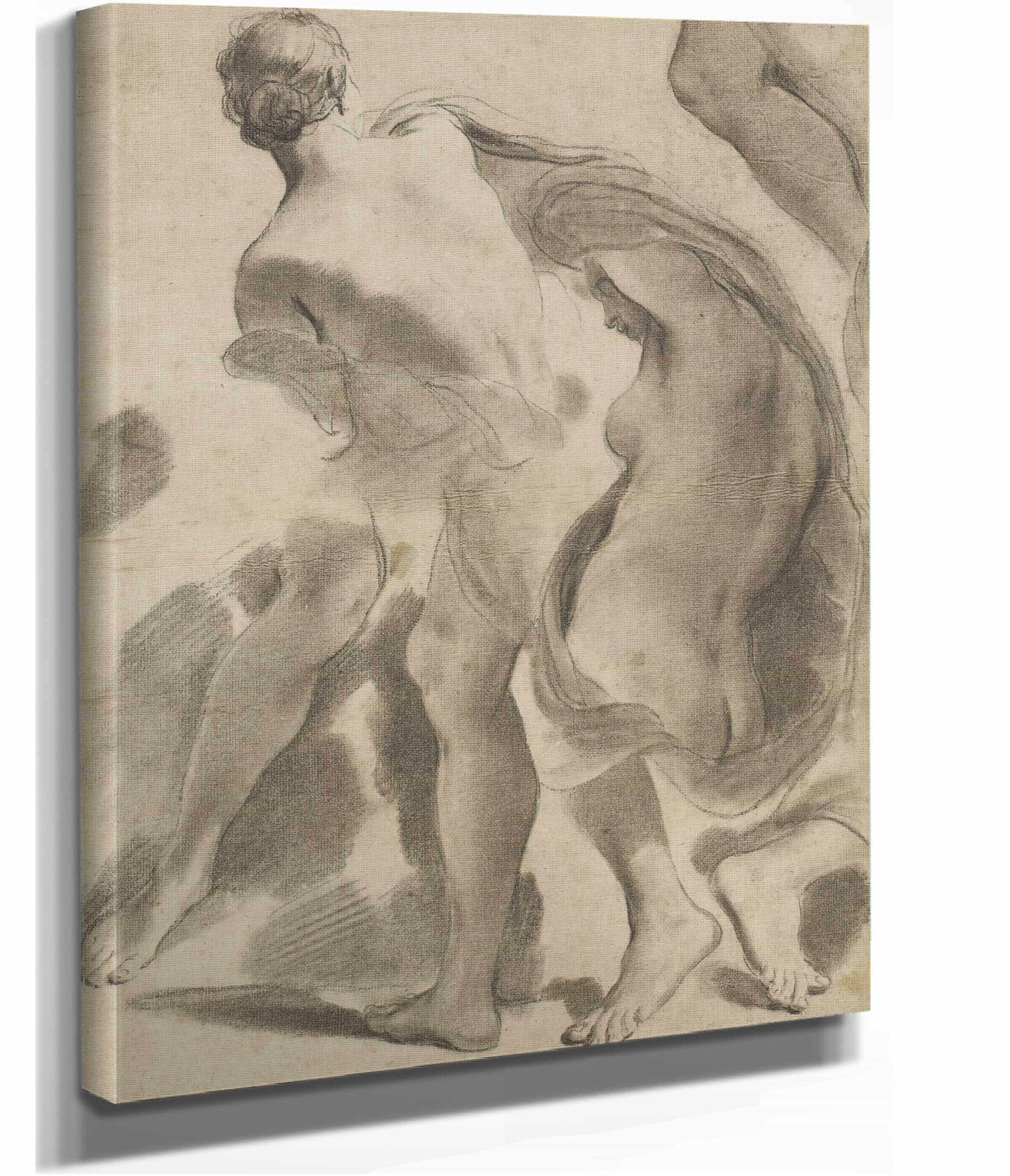 Studies Of Female Nudes by Gaetano Gandolfi - Image 2