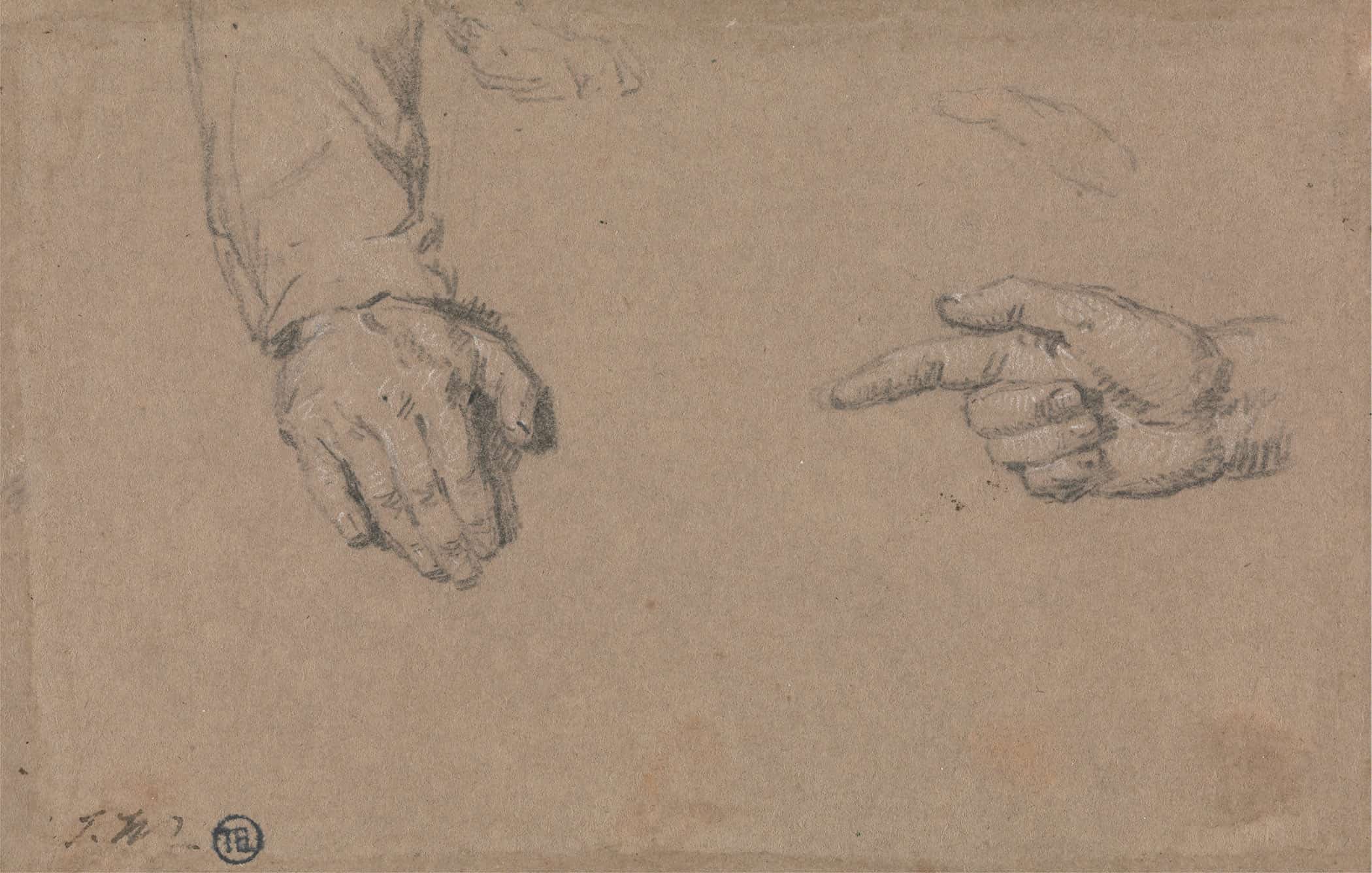 Studies Of Hands by James Ward - Image 2