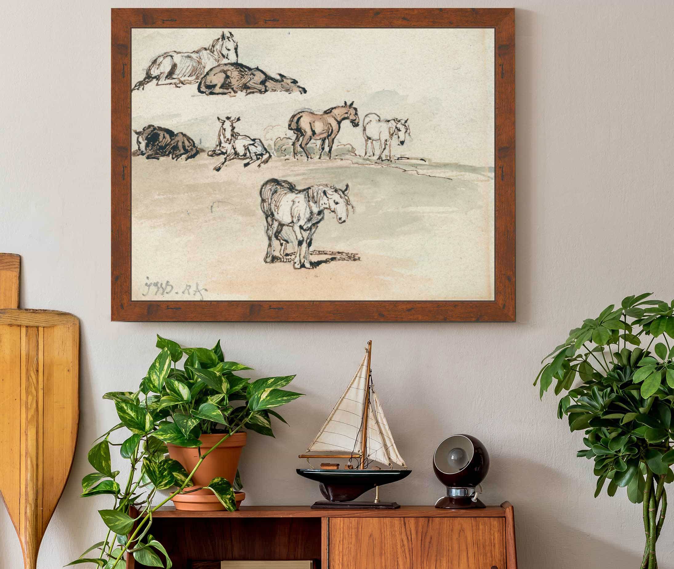 Studies Of Horses by James Ward - Image 3