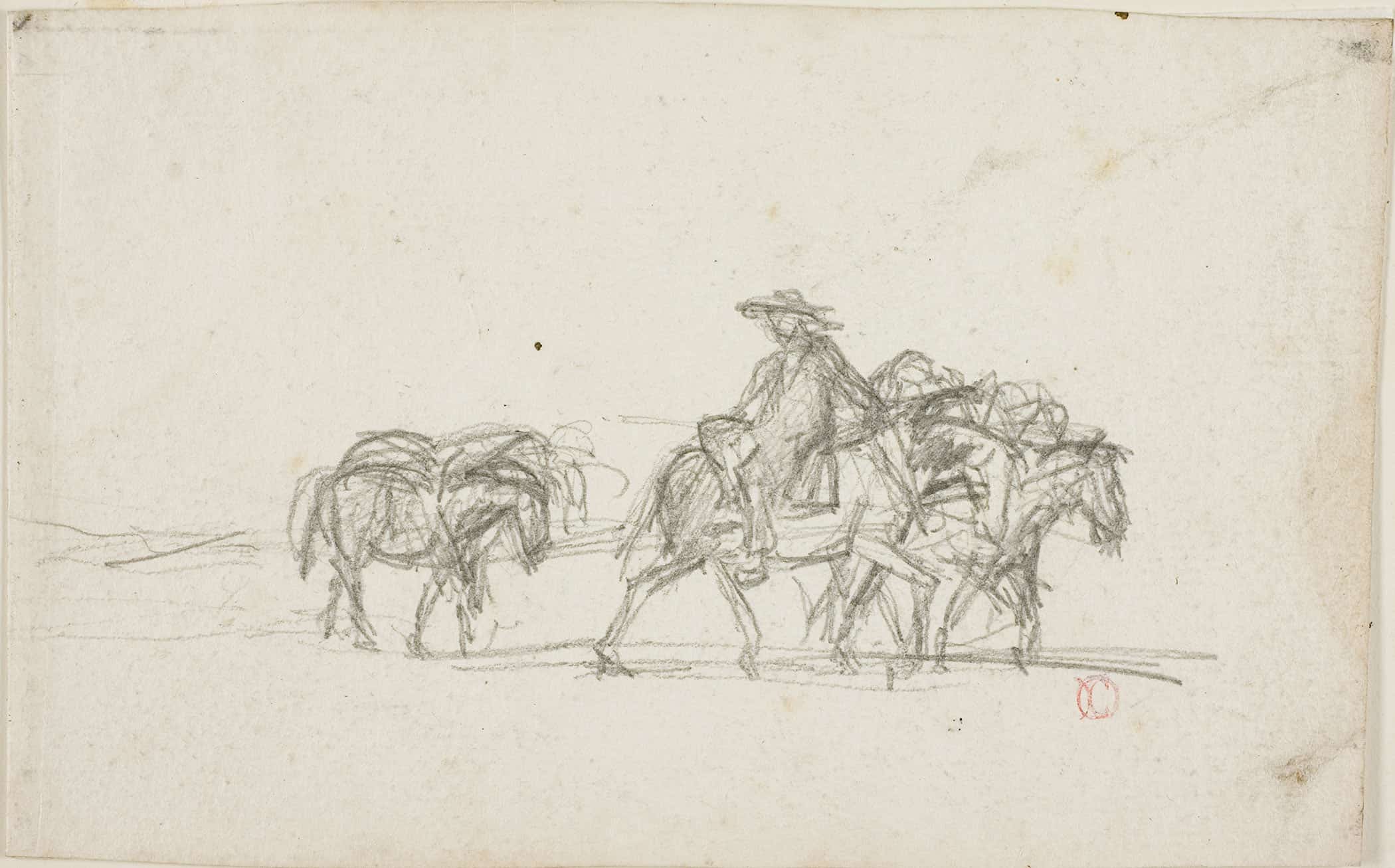 Study by Charles Francois Daubigny - Image 2
