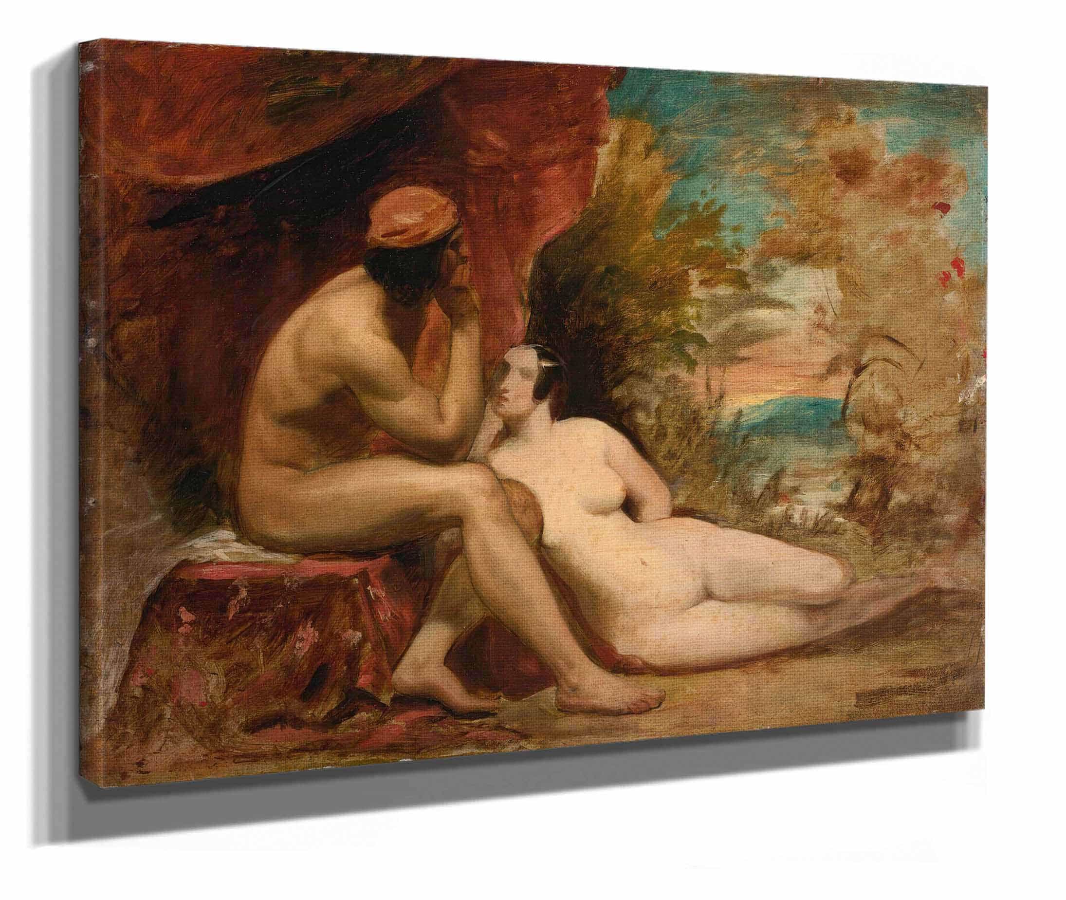 Study For A Family Of The Forests by William Etty - Image 2