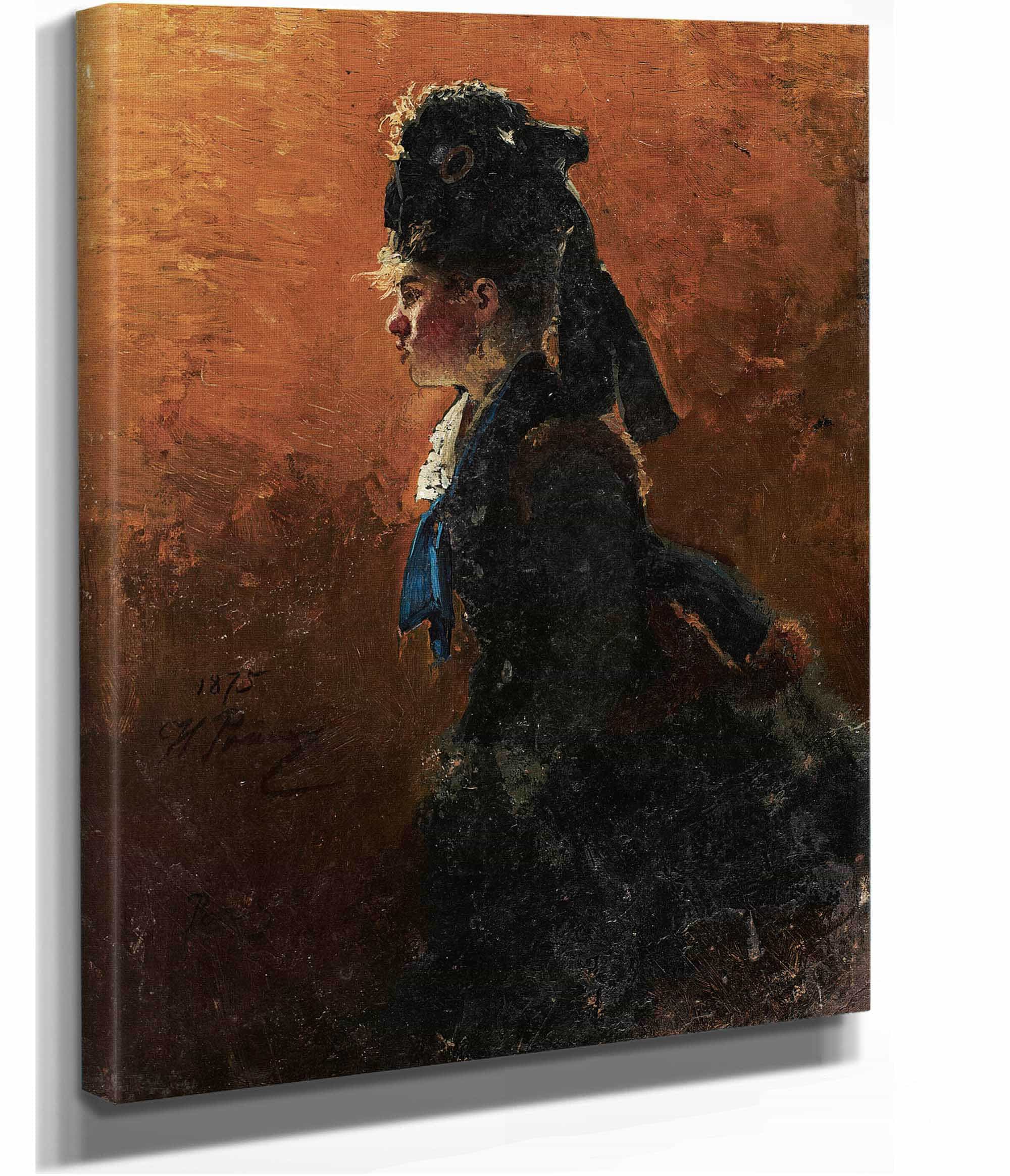 Study For A Parisian Cafe by Ilya Efimovich Repin - Image 2