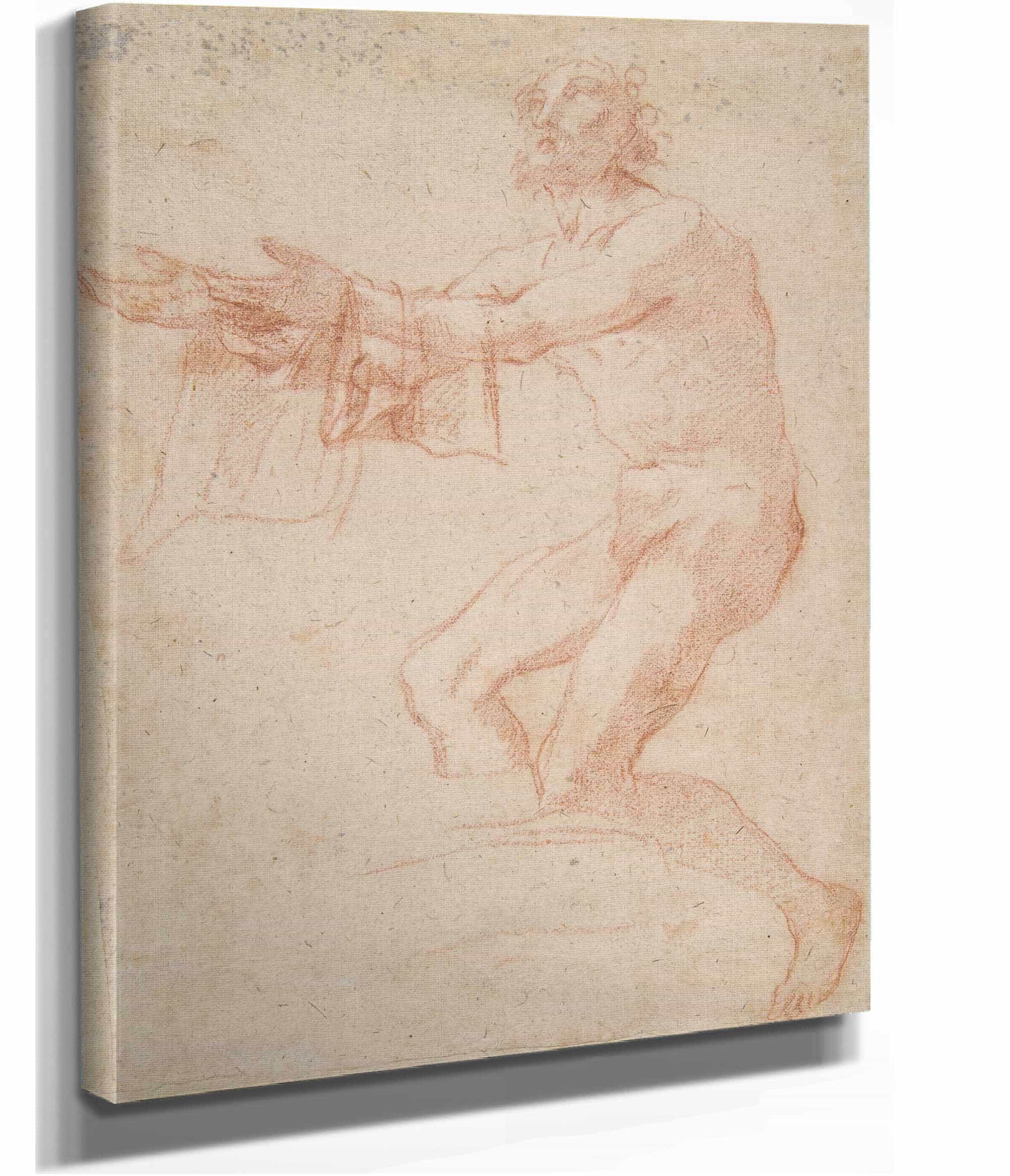 Study For A Raising Of Lazarus   by Salvator Rosa - Image 2
