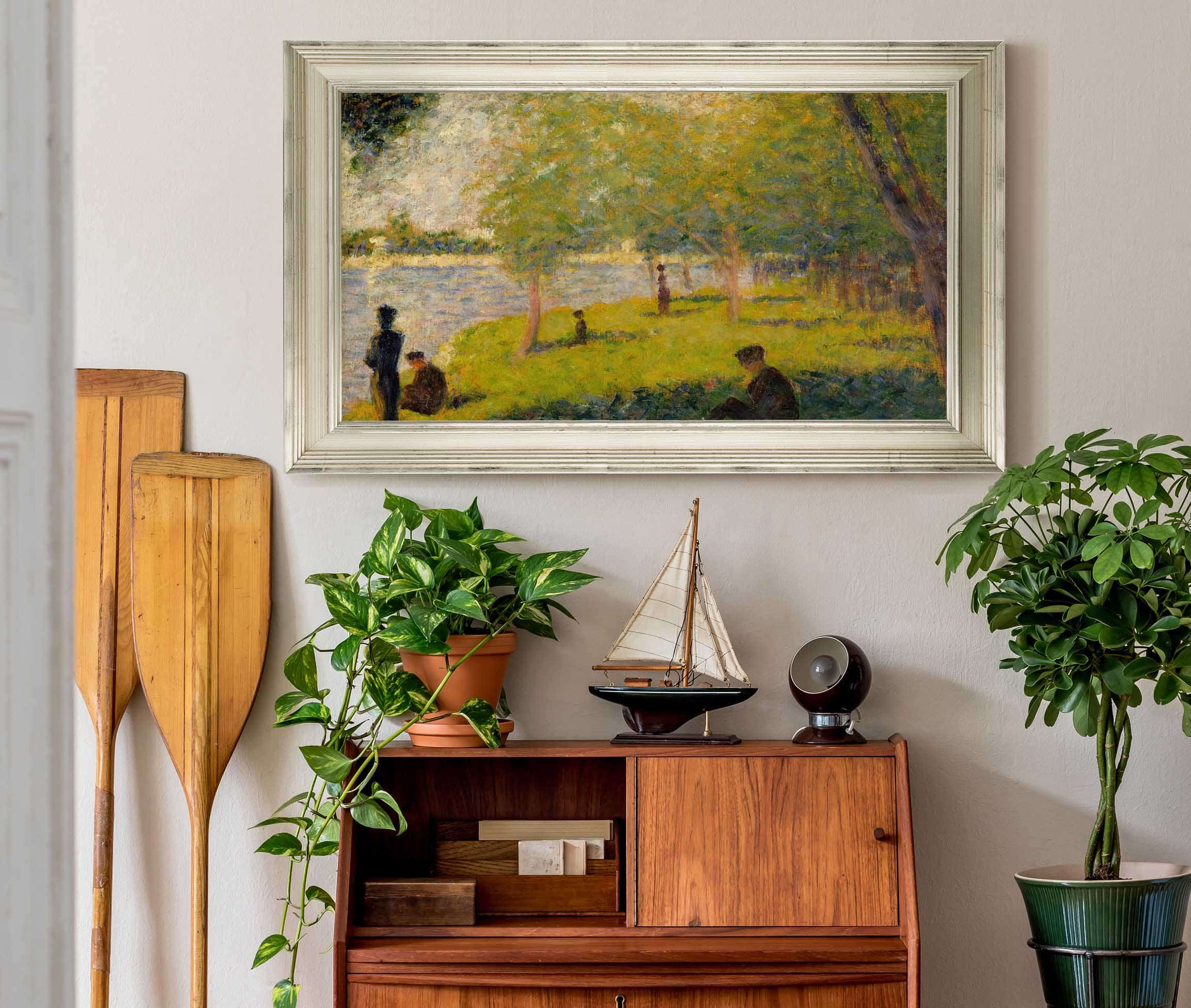 Study For A Sunday On La Grande Jatte by Georges Seurat - Image 15