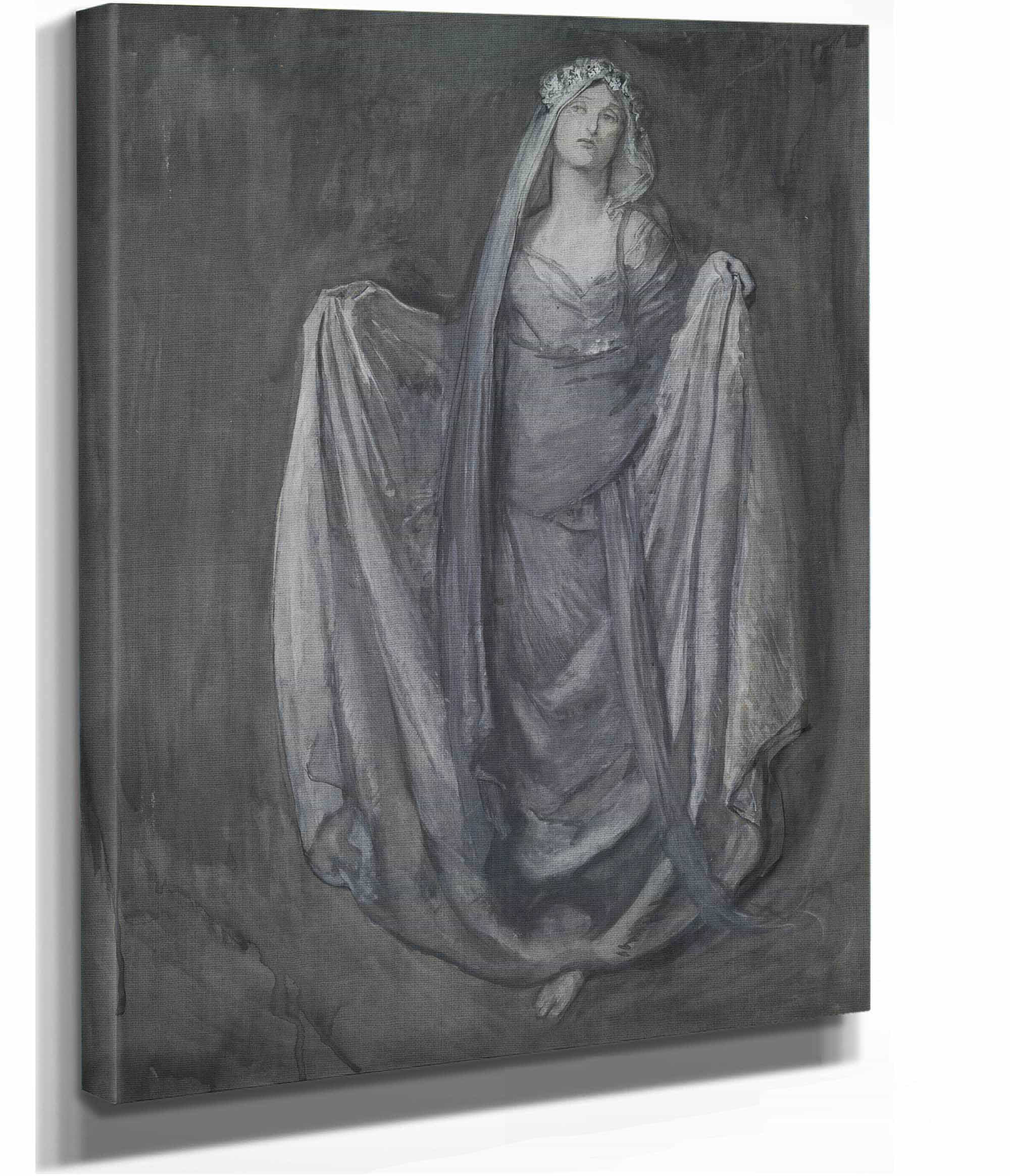 Study For Blanchefleur by Edwin Austin Abbey - Image 2