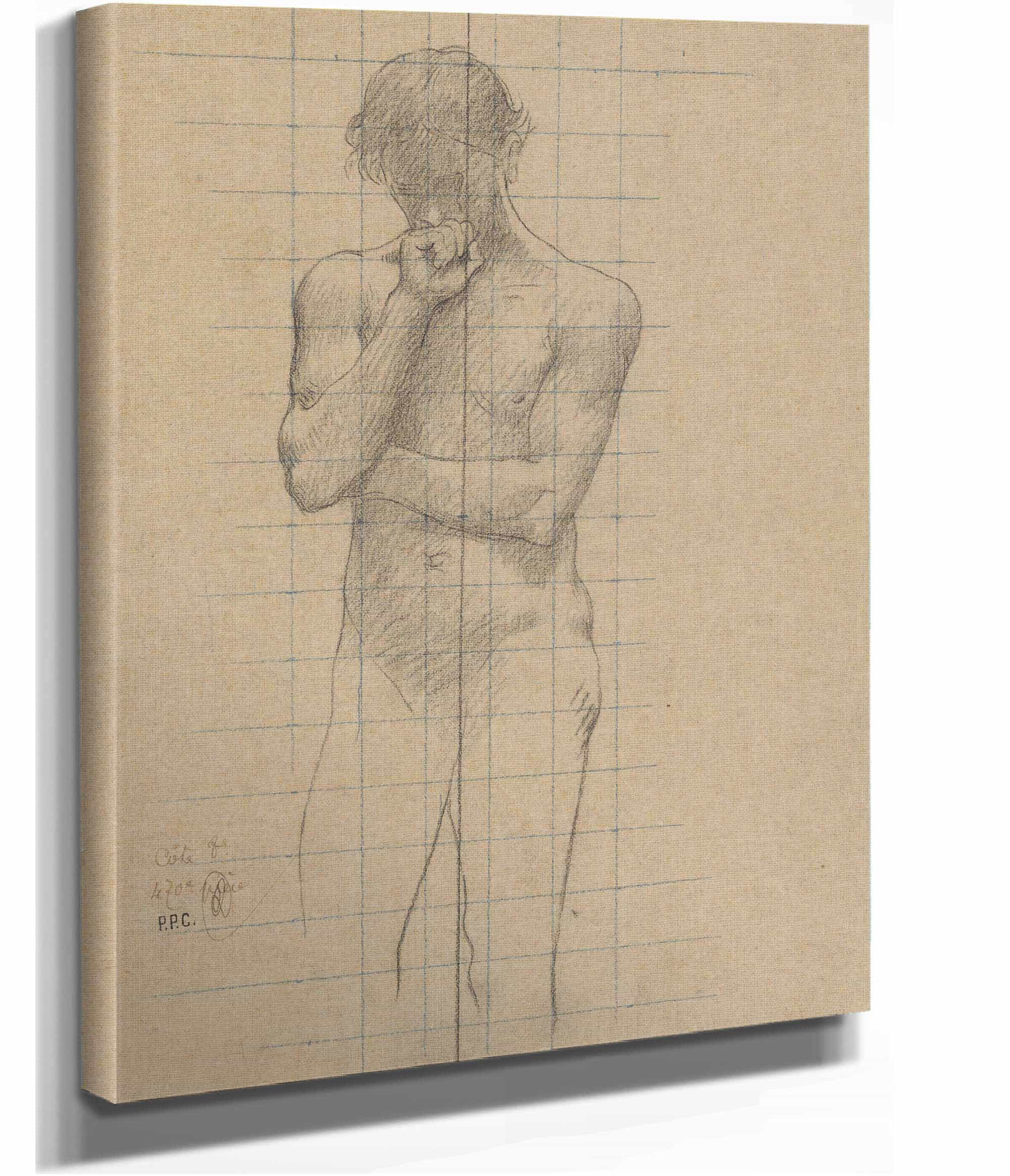 Study For Geometry In The Sorbonne by Pierre Puvis De Chavannes - Image 2