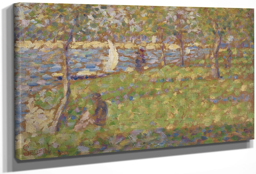 Study For La Grande Jatte By Georges Pierre Seurat