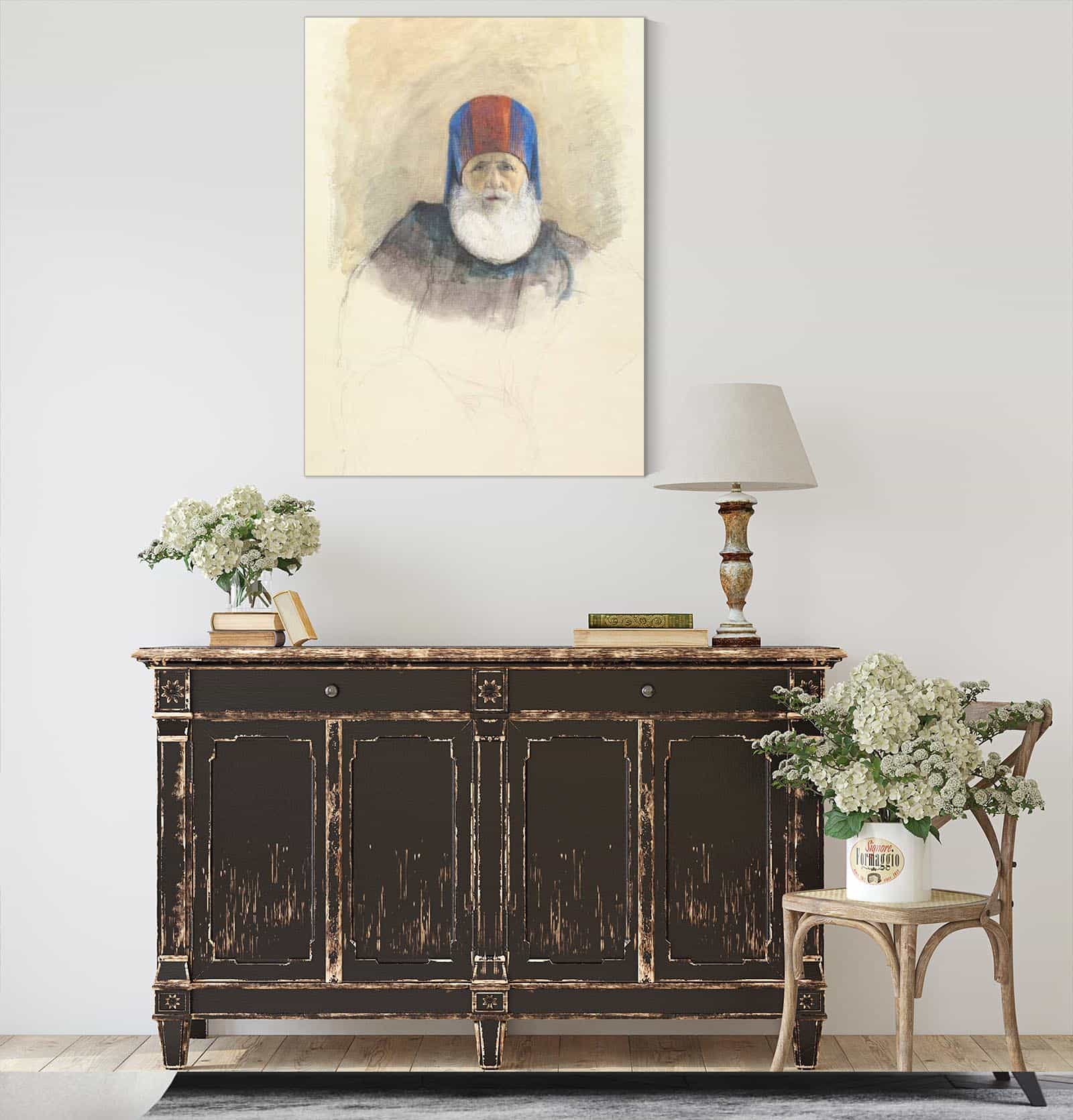 Study For Mehmet Ali Pasha by John Frederick Lewis - Image 4