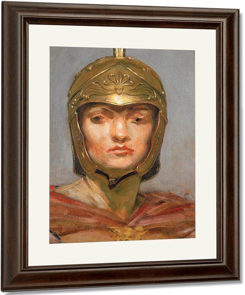 Study For Mural For Appellate Court Building, New York; Statute Law, Helmet For Figure Of Force By Miners In The Sierras - Image 3