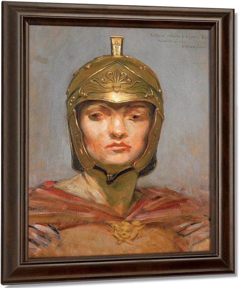 Study For Mural For Appellate Court Building, New York; Statute Law, Helmet For Figure Of Force By Miners In The Sierras - Image 4