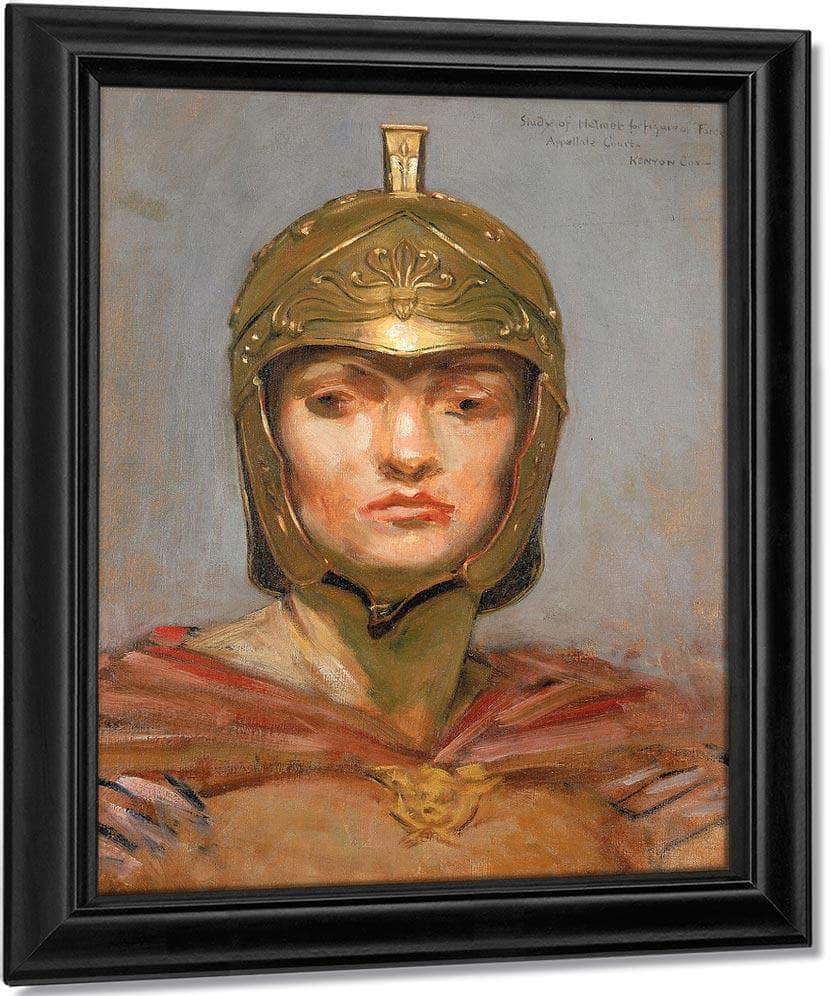 Study For Mural For Appellate Court Building, New York; Statute Law, Helmet For Figure Of Force By Miners In The Sierras - Image 6