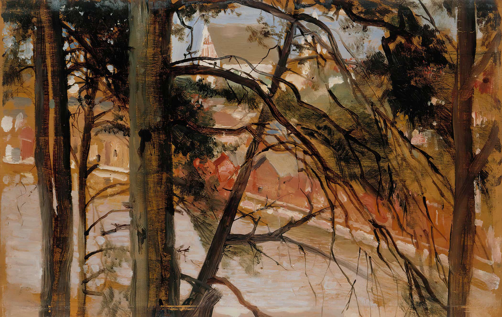 Study For Porvoo From Nasinmaki Hill By Albert Edelfelt - Image 2
