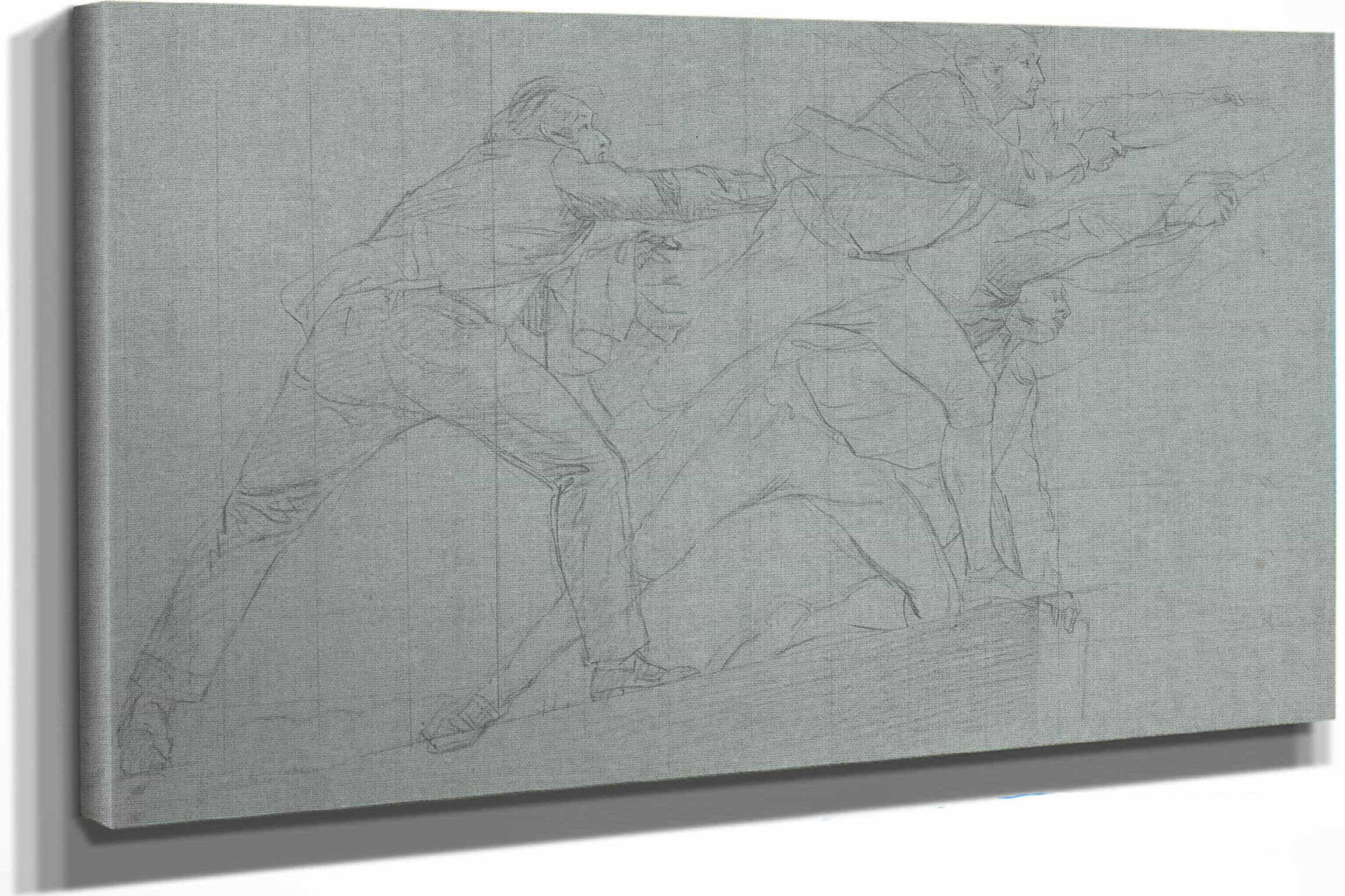 Study For The Defeat Of The Floating Batteries At Gibraltar by John Singleton Copley - Image 2