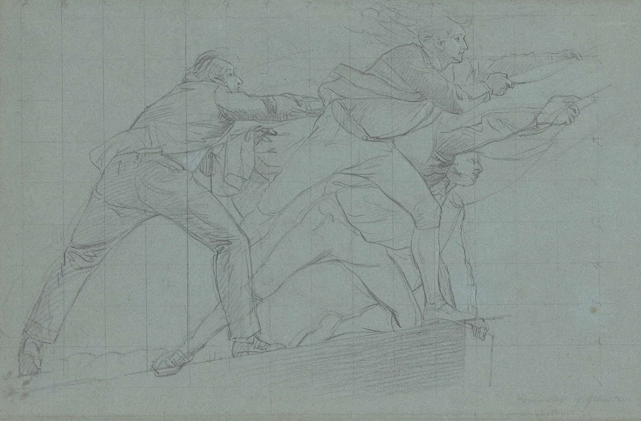 Study For The Defeat Of The Floating Batteries At Gibraltar by John Singleton Copley - Image 4