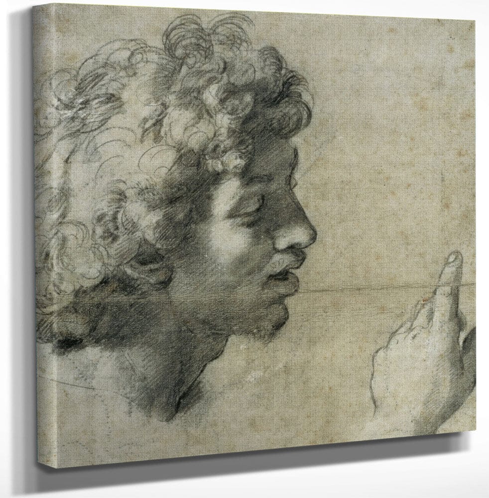 Study For The Head And Hand Of An Apostle By Raphael