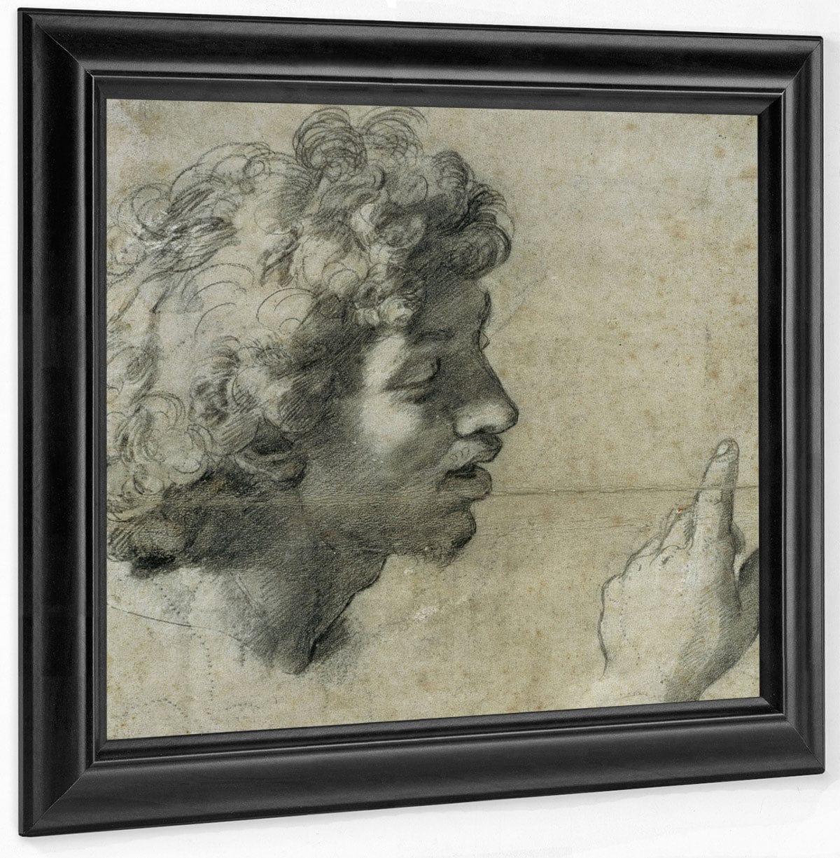 Study For The Head And Hand Of An Apostle By Raphael - Image 6