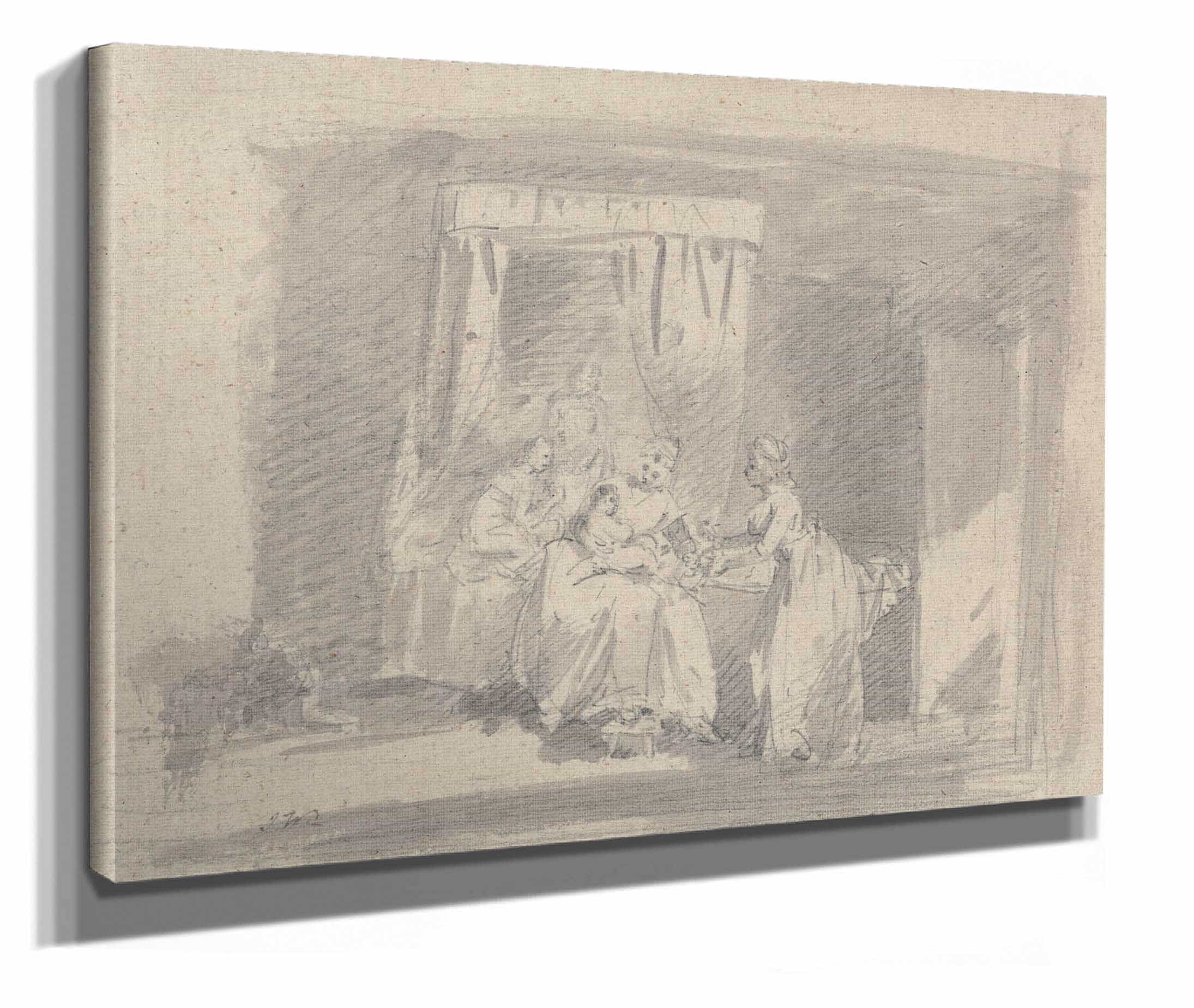 Study For The Mothers Bribe Or The Temptation To Be Washed by James Ward - Image 2