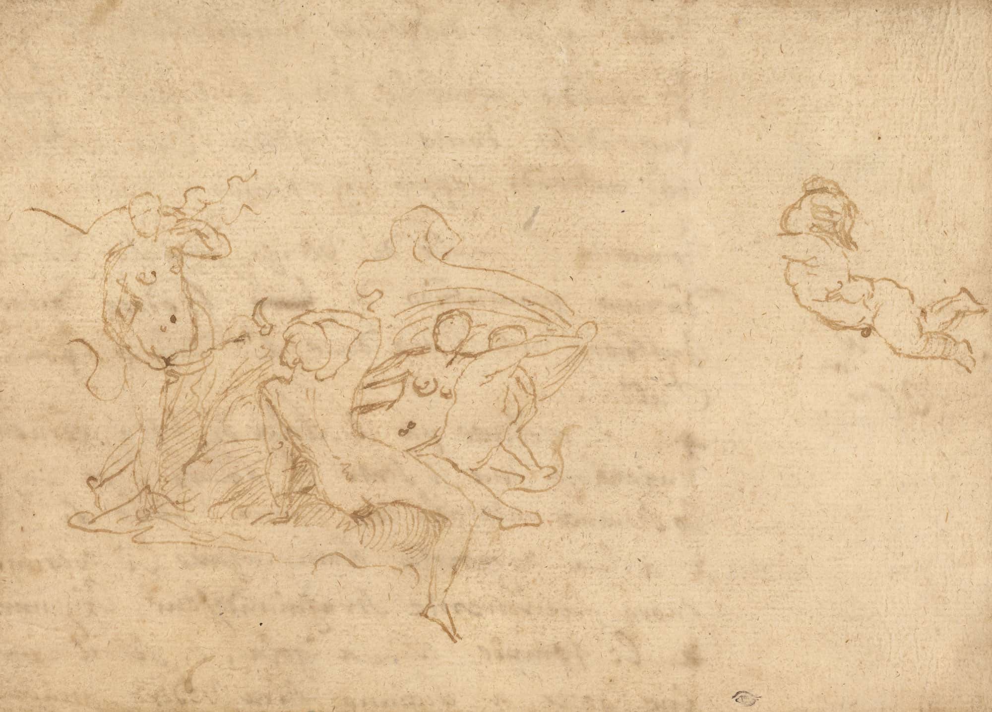 Study For The Triumph Of Neptune And Amphitrite by Nicolas Poussin