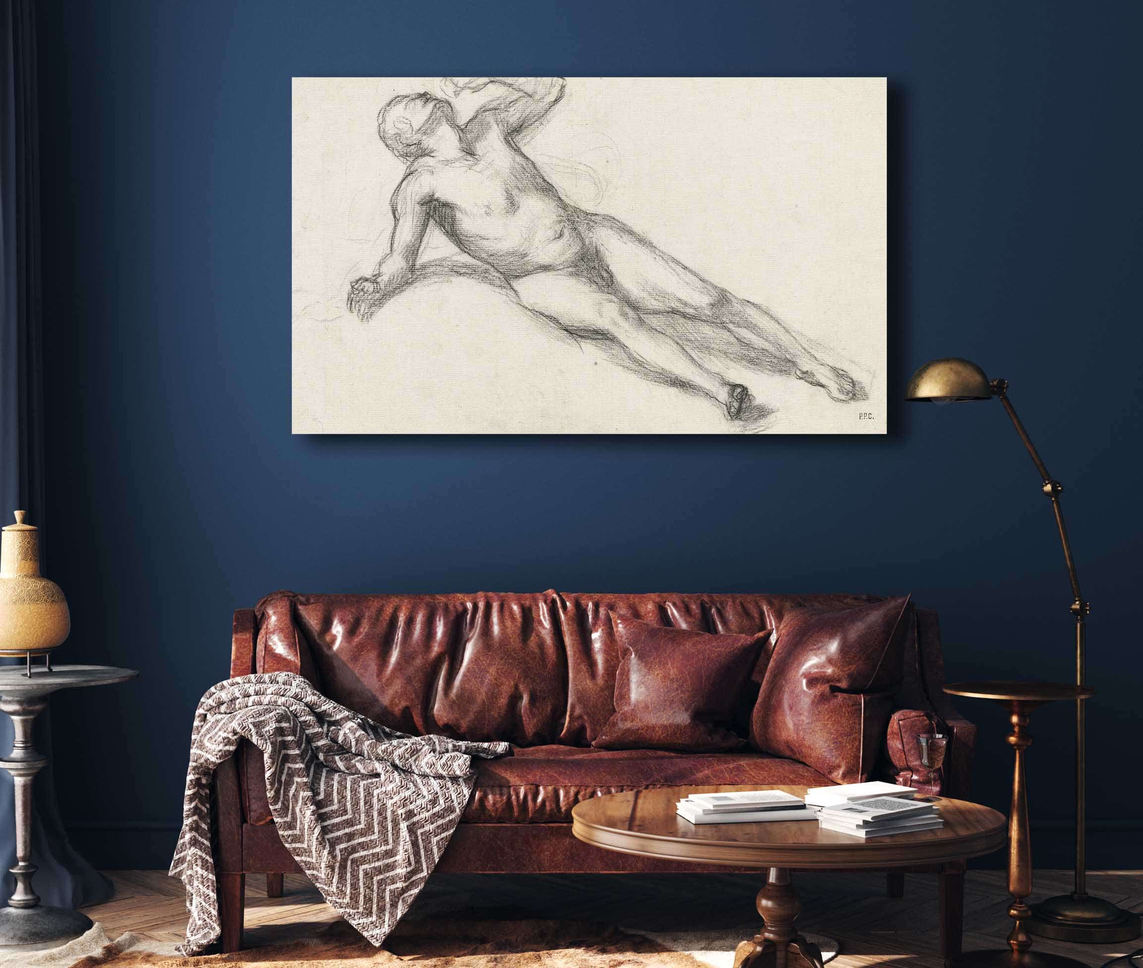 Study For The War by Pierre Puvis De Chavannes - Image 4