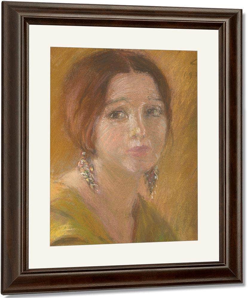 Study Head Of A Woman By Alice Pike Barney - Image 4