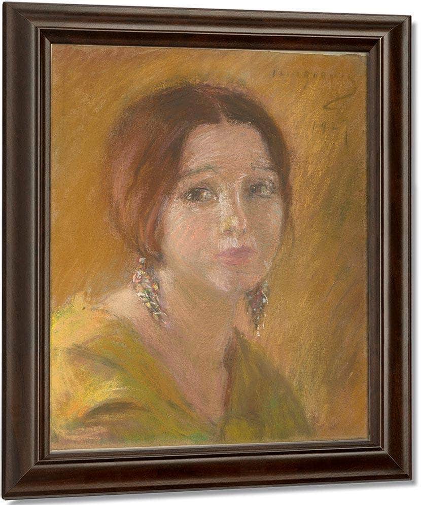 Study Head Of A Woman By Alice Pike Barney - Image 5