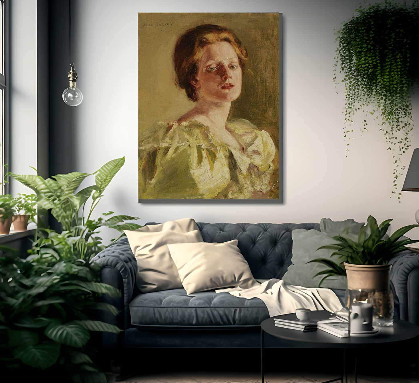 Study In Auburn By Alice Pike Barney - Image 2