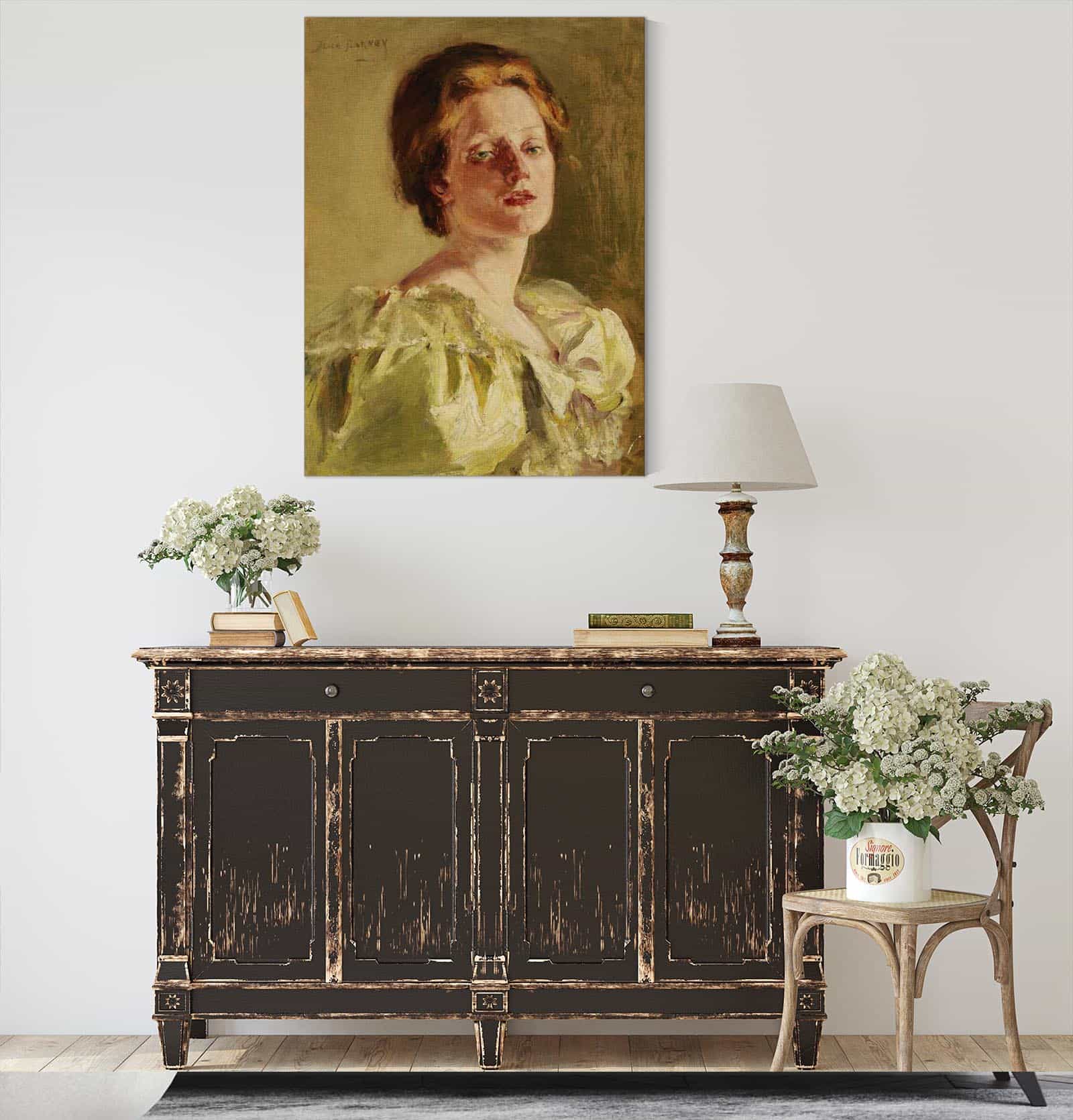 Study In Auburn by Alice Pike Barney - Image 4