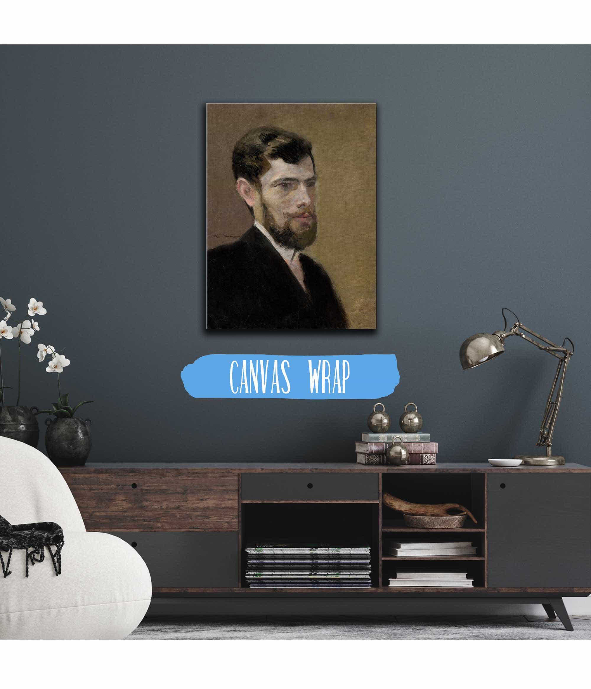 Study Of A Bearded Man In A Black Suit by Ladislav Mednyanszky - Image 3