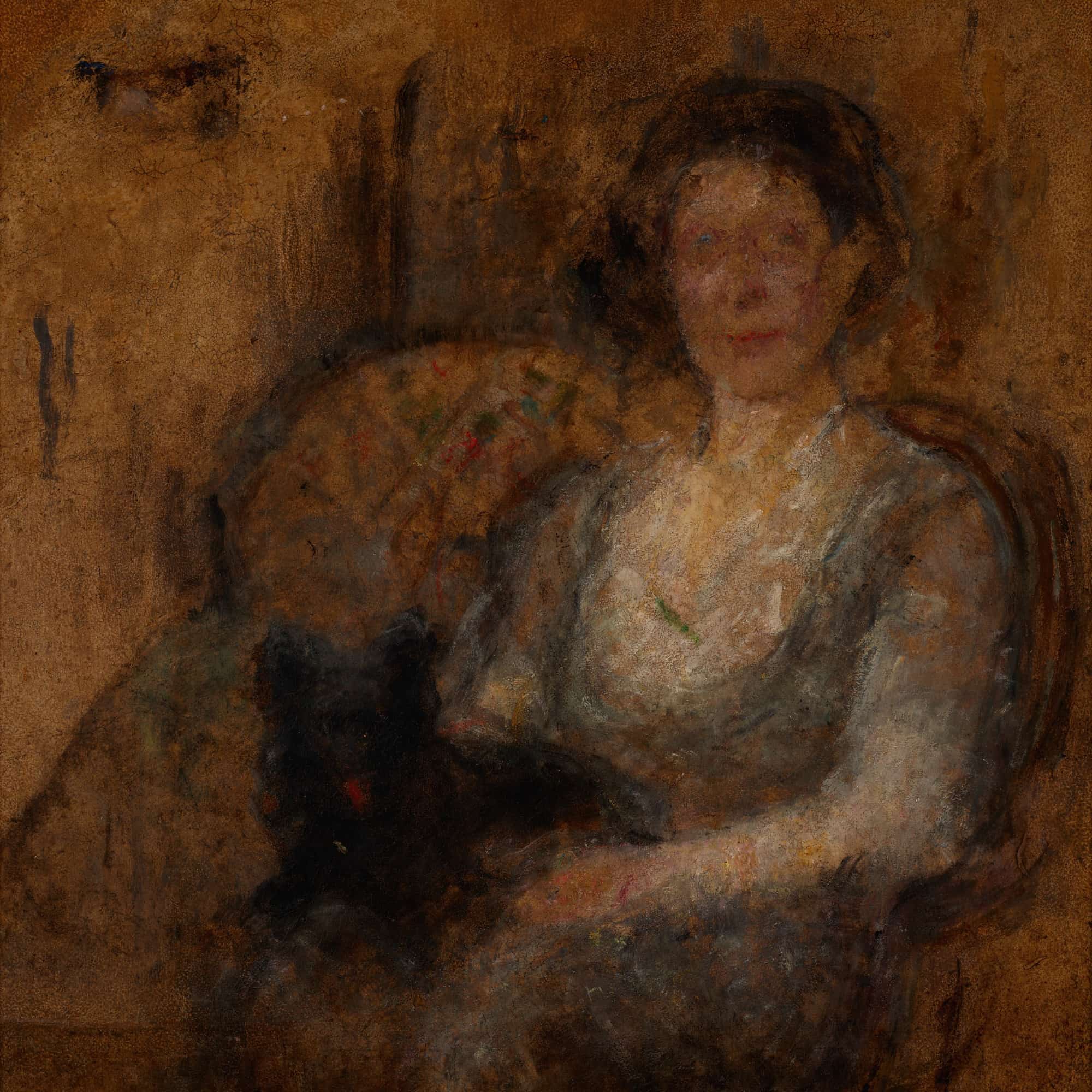 Study Of A Female Figure by Olga Boznanska - Image 4