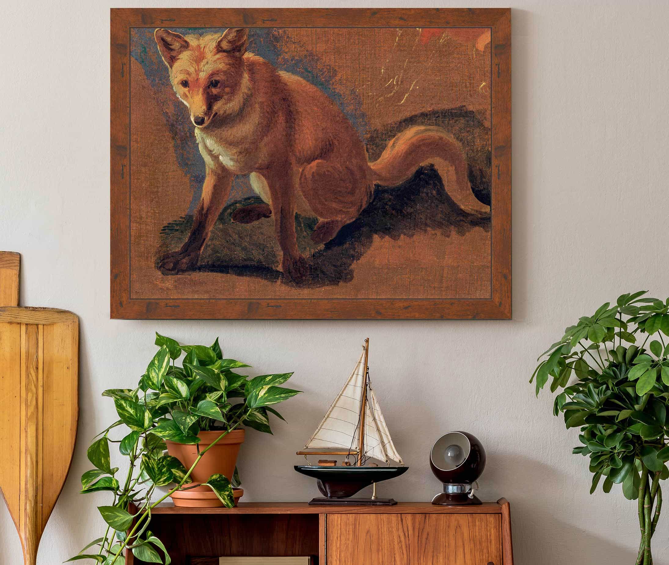 Study Of A Fox by Jacques Laurent Agasse - Image 2