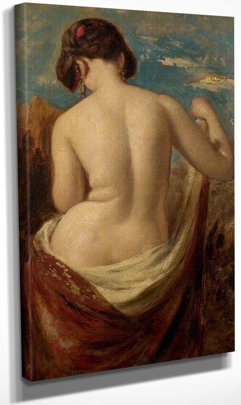 Study Of A Half Nude Figure By William Etty - Image 4