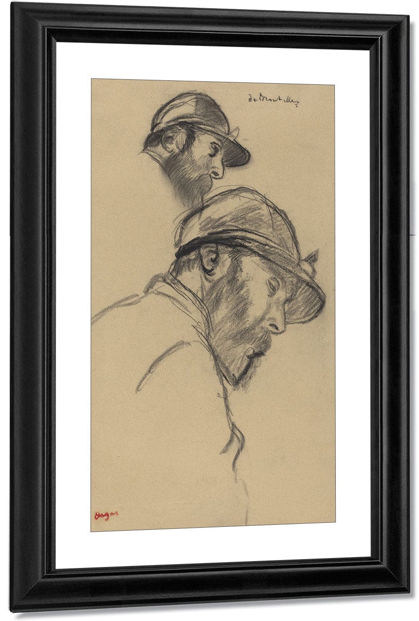 Study Of A Jockey (M. De Broutelles) By Edgar Degas - Image 2