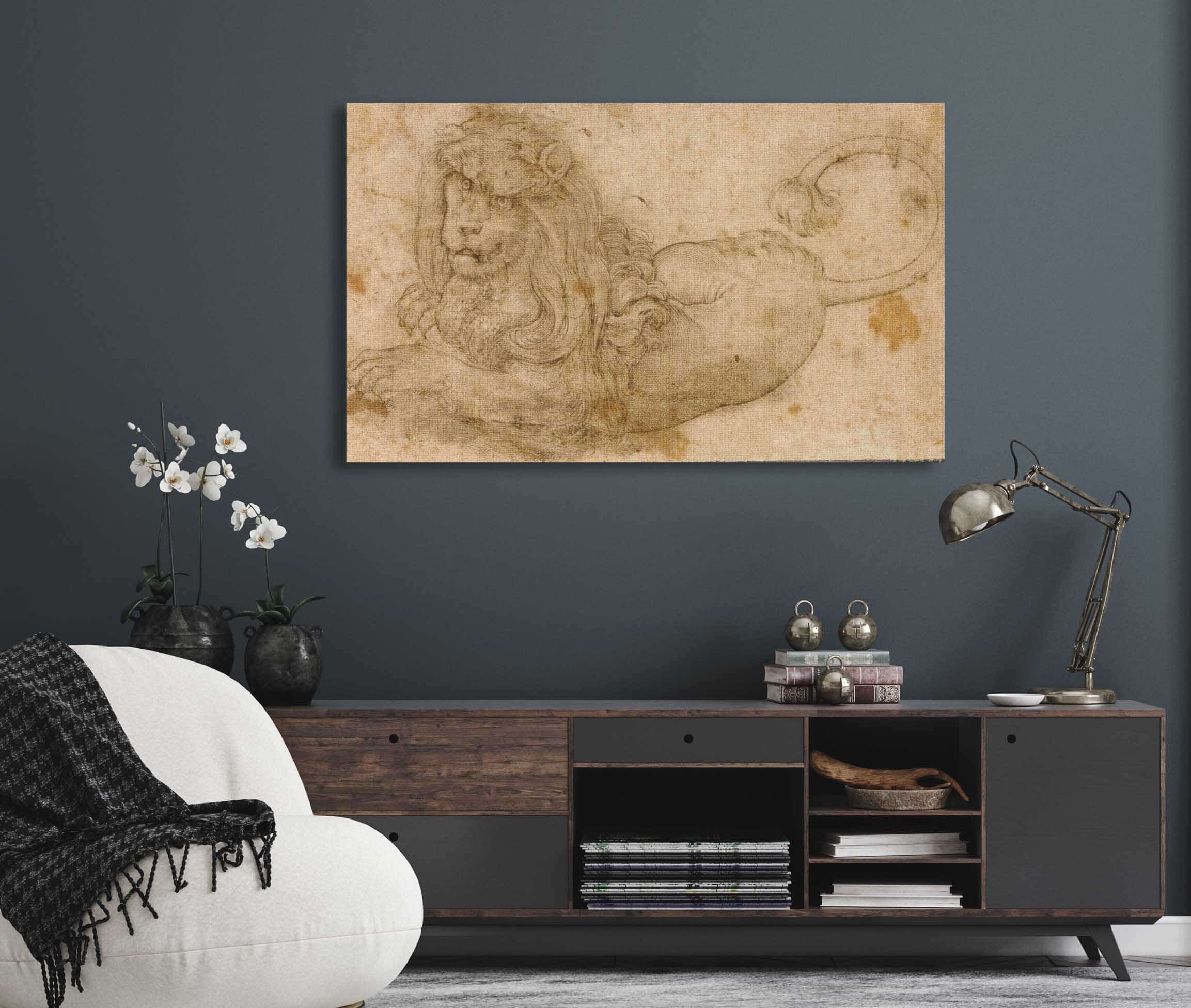 Study Of A Lion by Lucas Cranach The Elder - Image 5